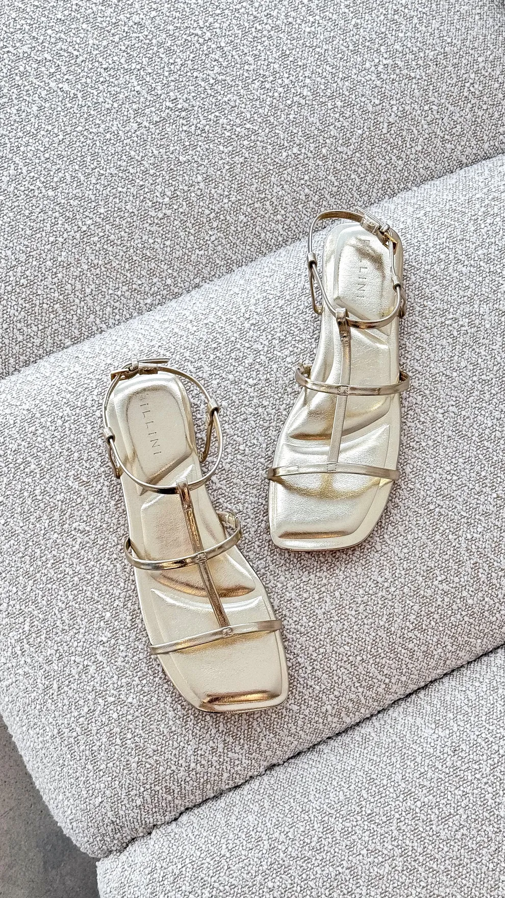 Acacia Sandals - Gold Metallic