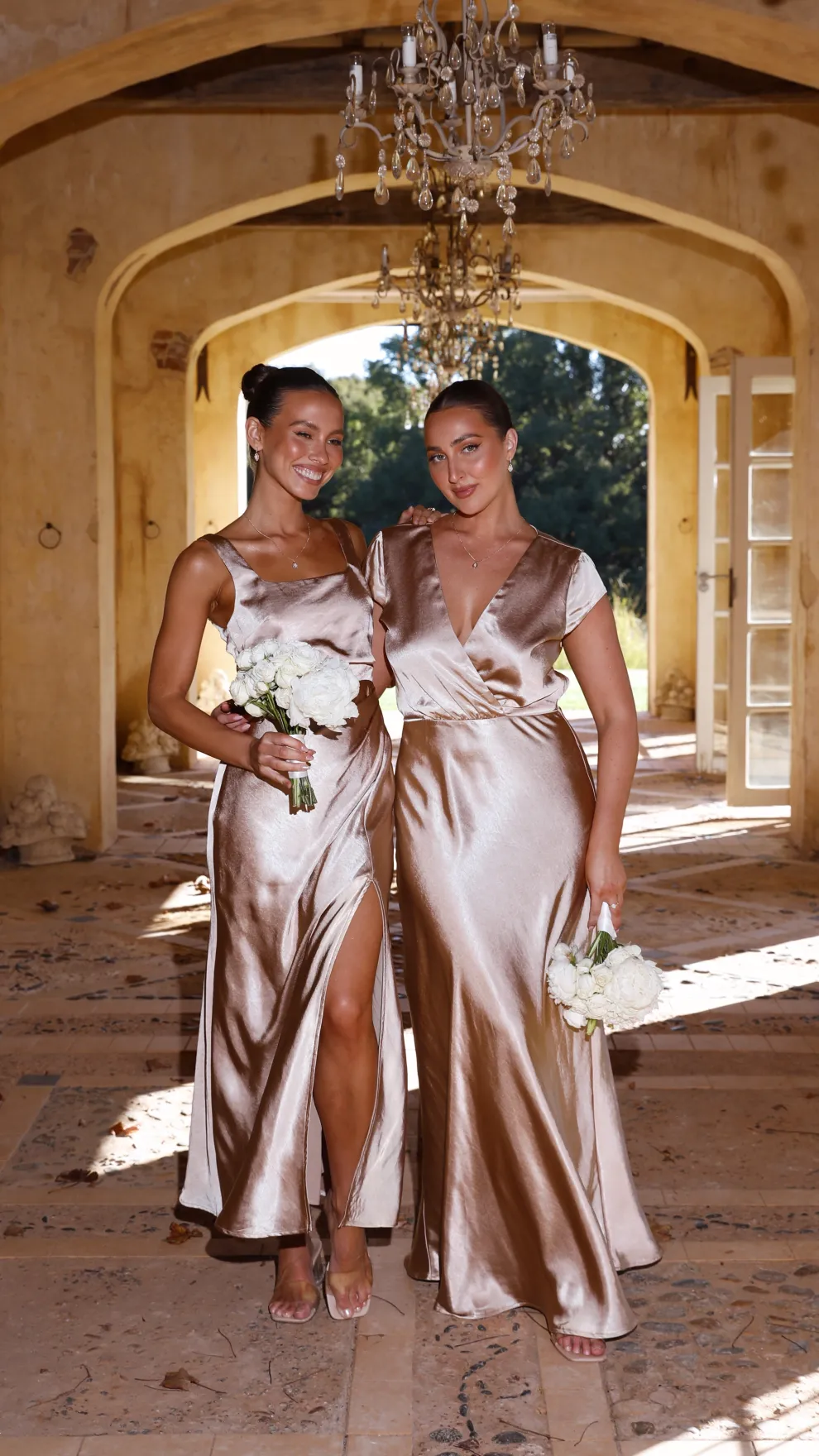 Alaria Maxi Dress - Gold