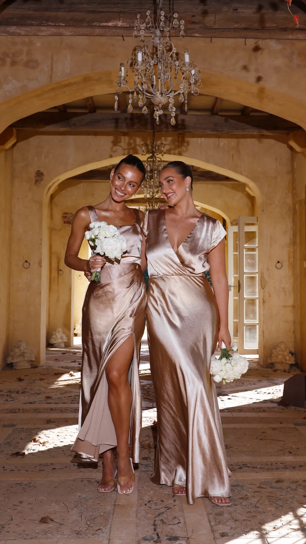 Alaria Maxi Dress - Gold