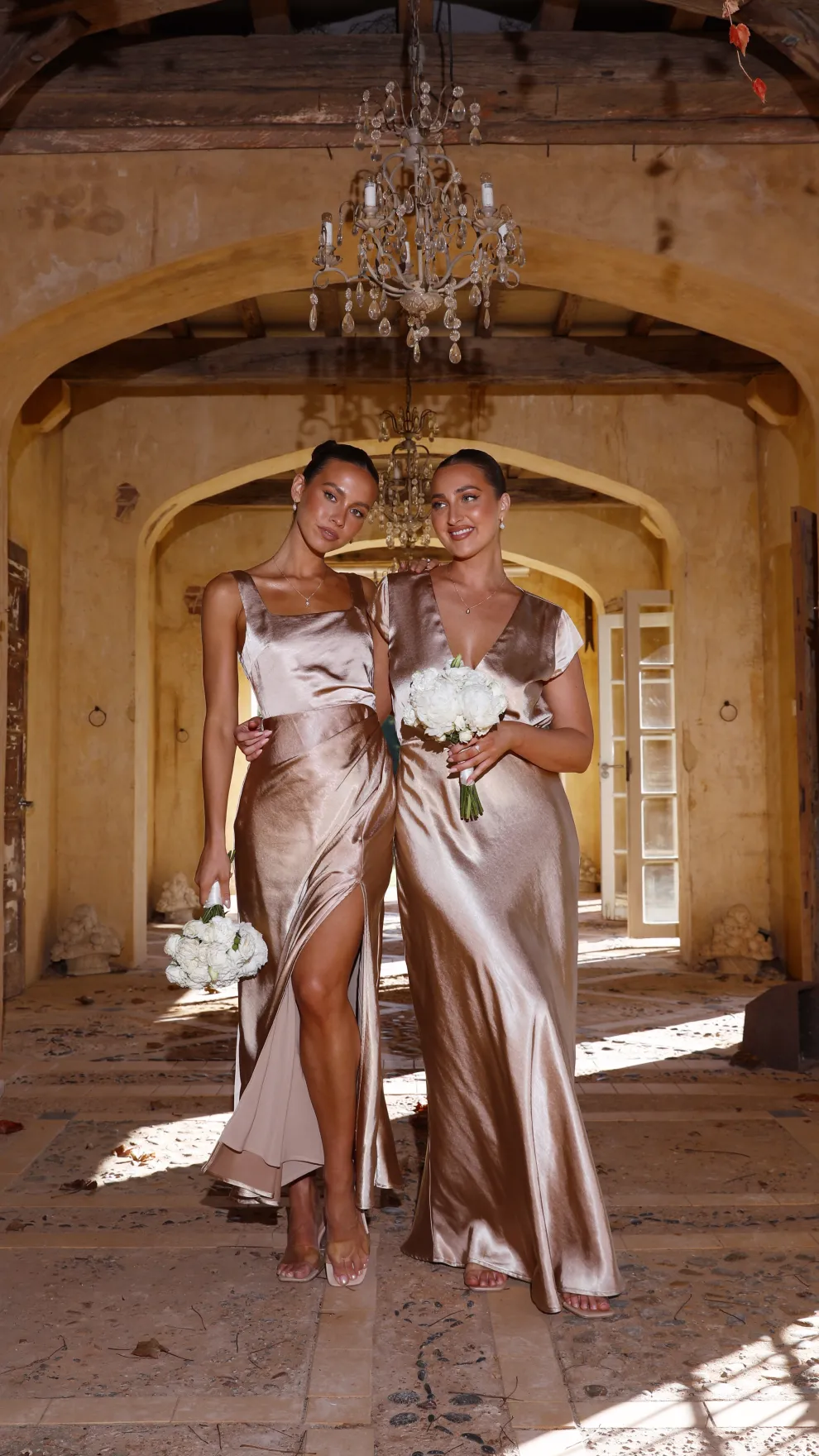 Alaria Maxi Dress - Gold