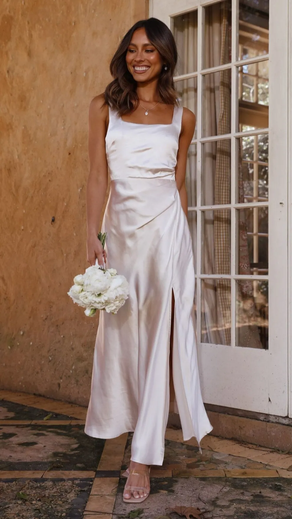 Alaria Maxi Dress - Champagne