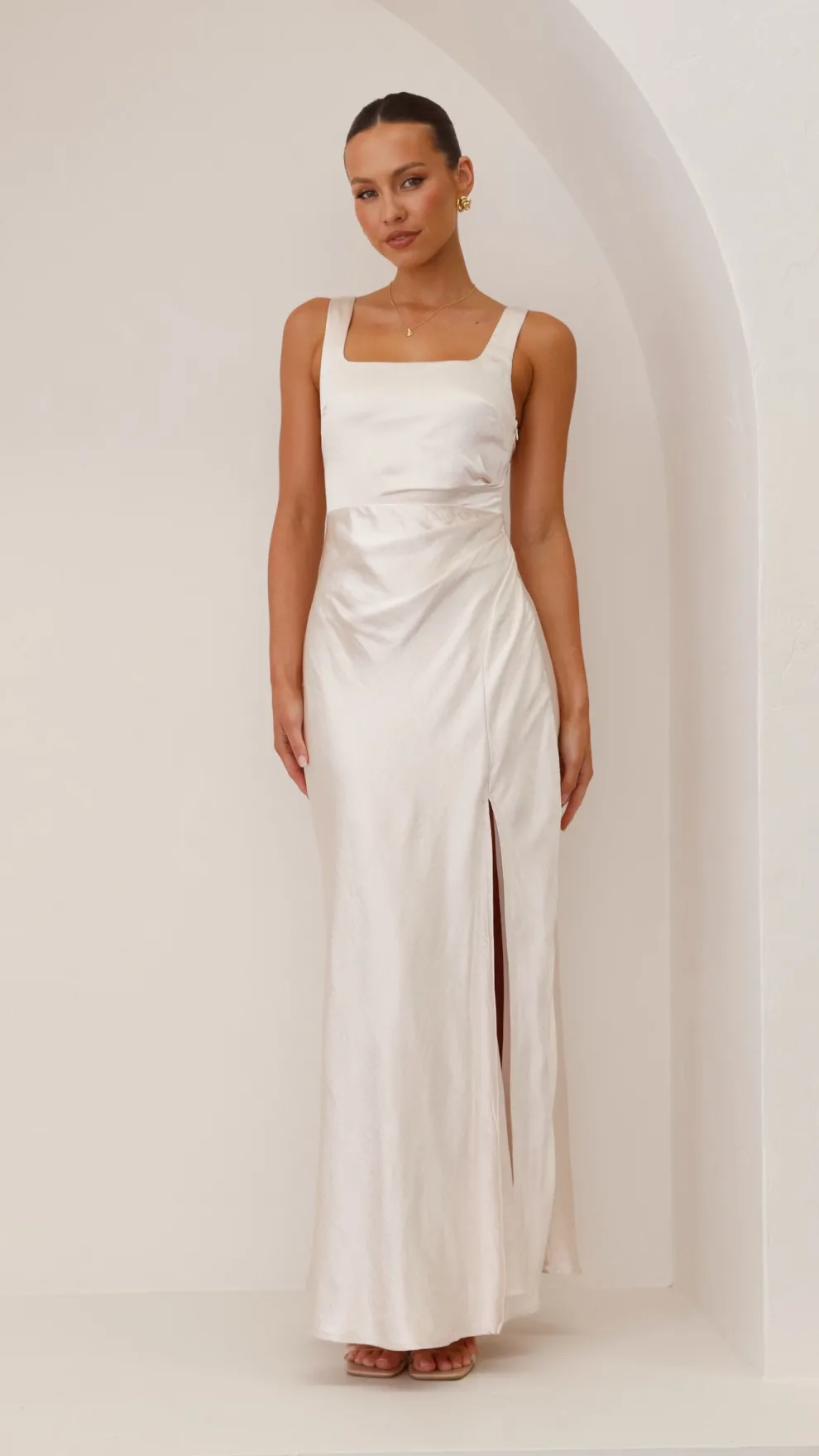 Alaria Maxi Dress - Champagne