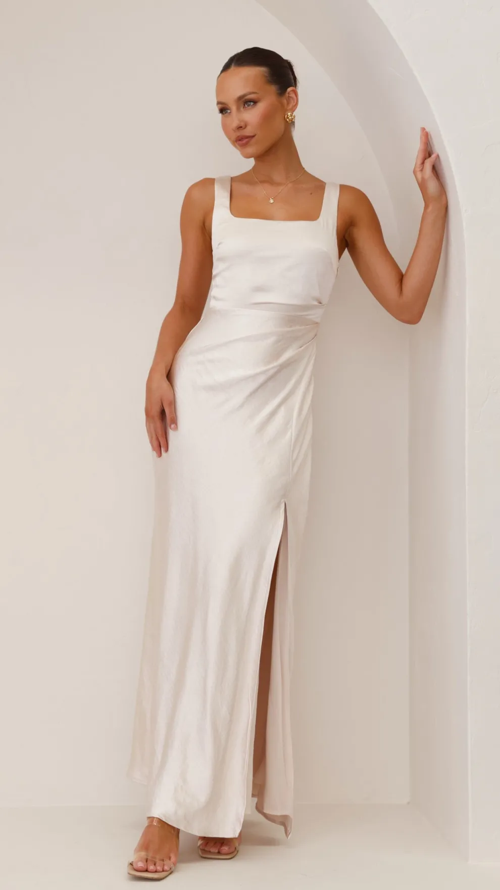 Alaria Maxi Dress - Champagne