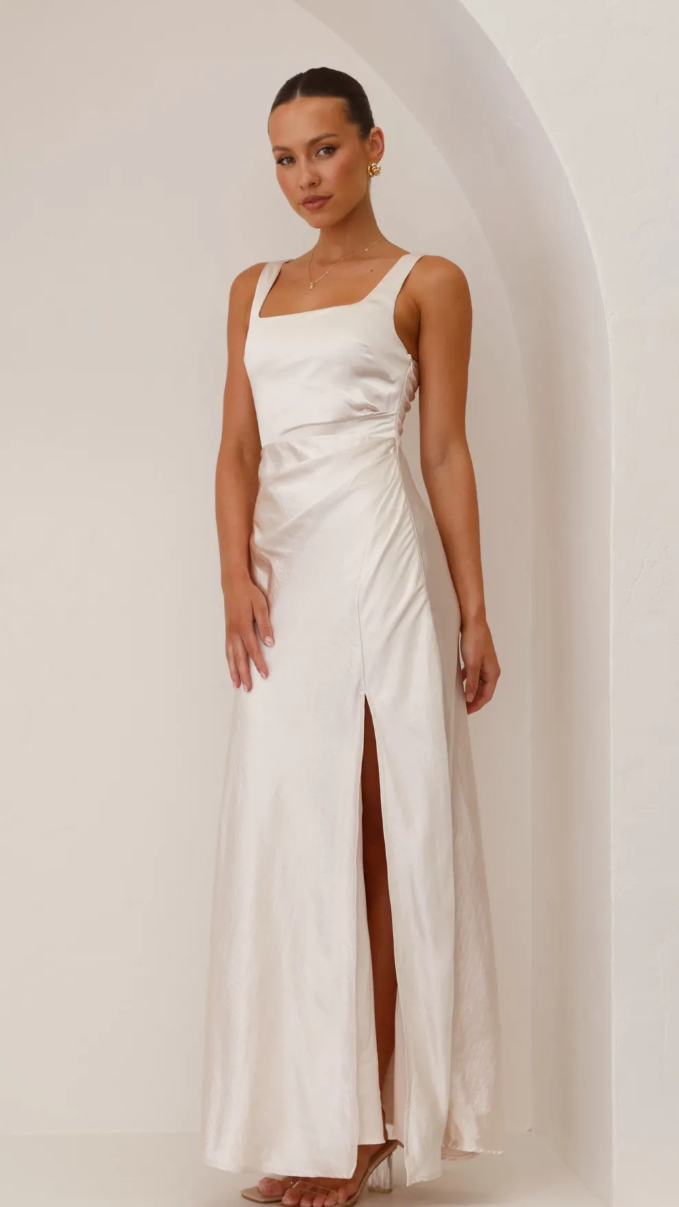Alaria Maxi Dress - Champagne