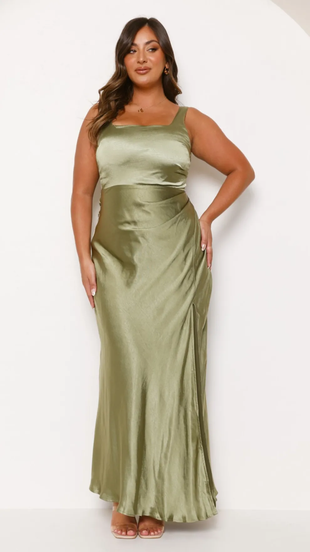 Alaria Maxi Dress - Olive