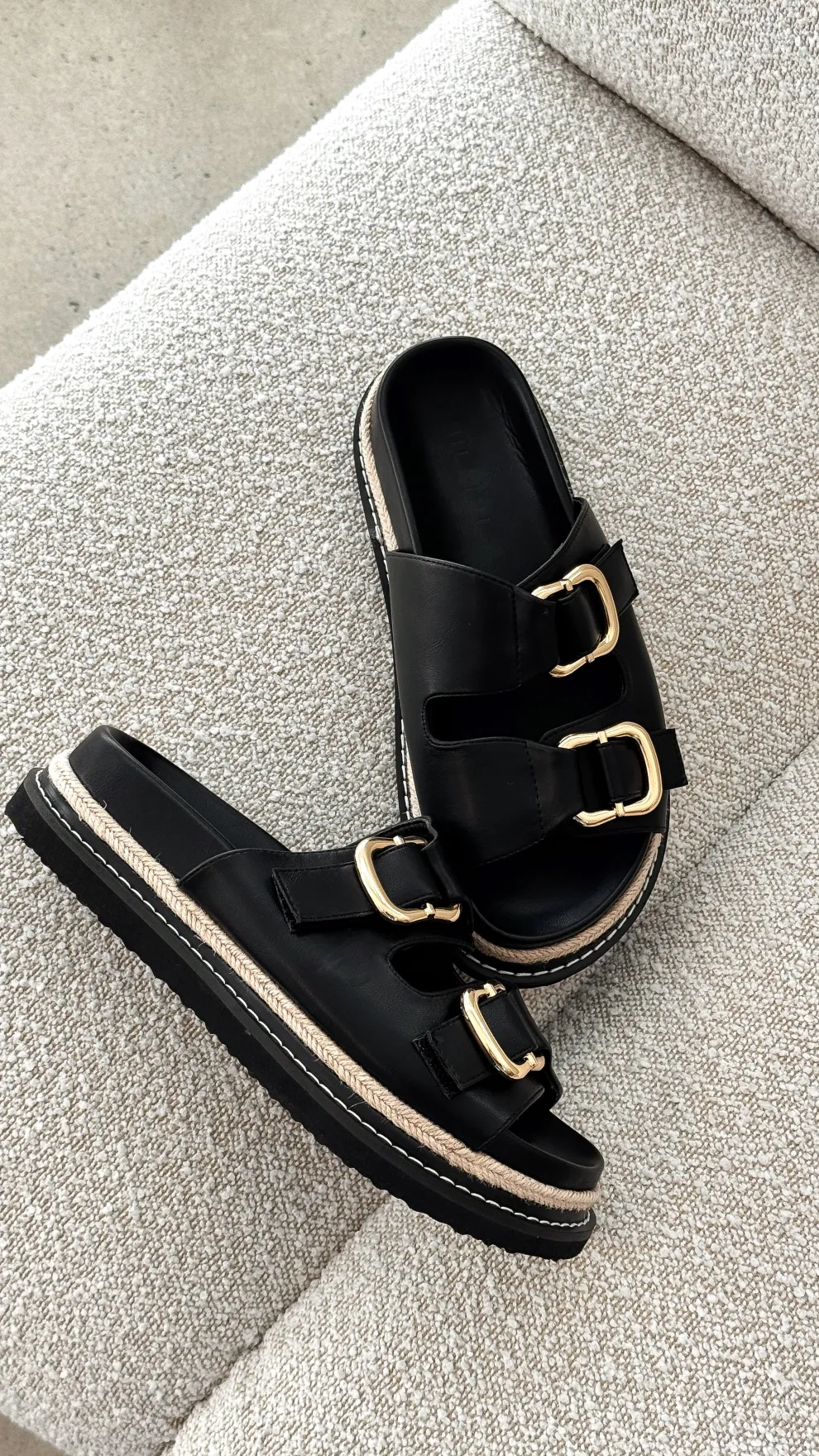 Alessia Slide - Black