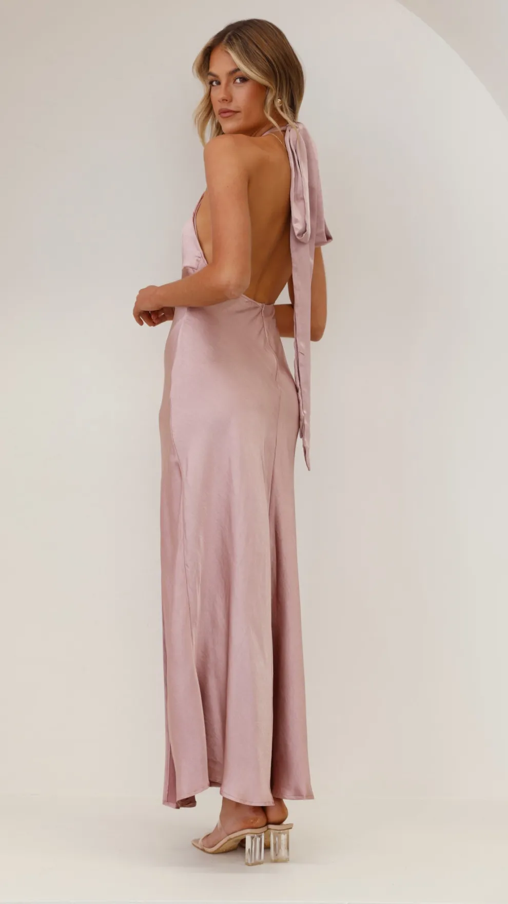 Amalia Maxi Dress - Dusty Pink