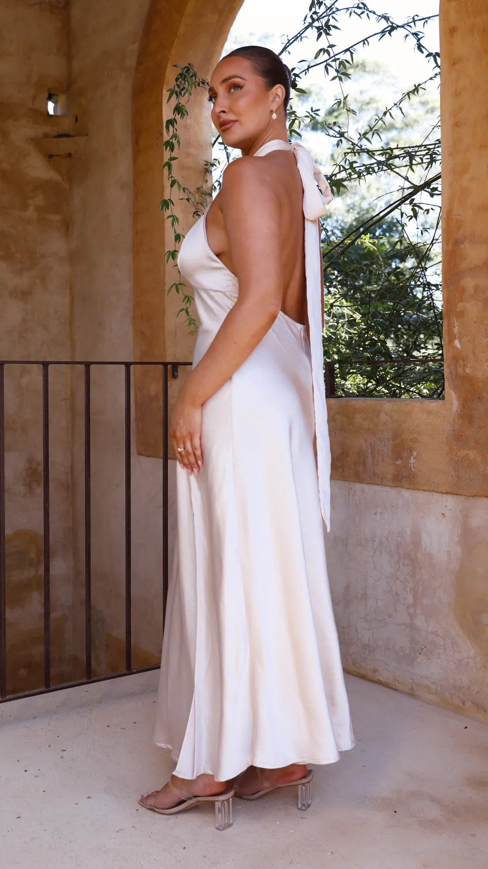 Amalia Maxi Dress - Champagne