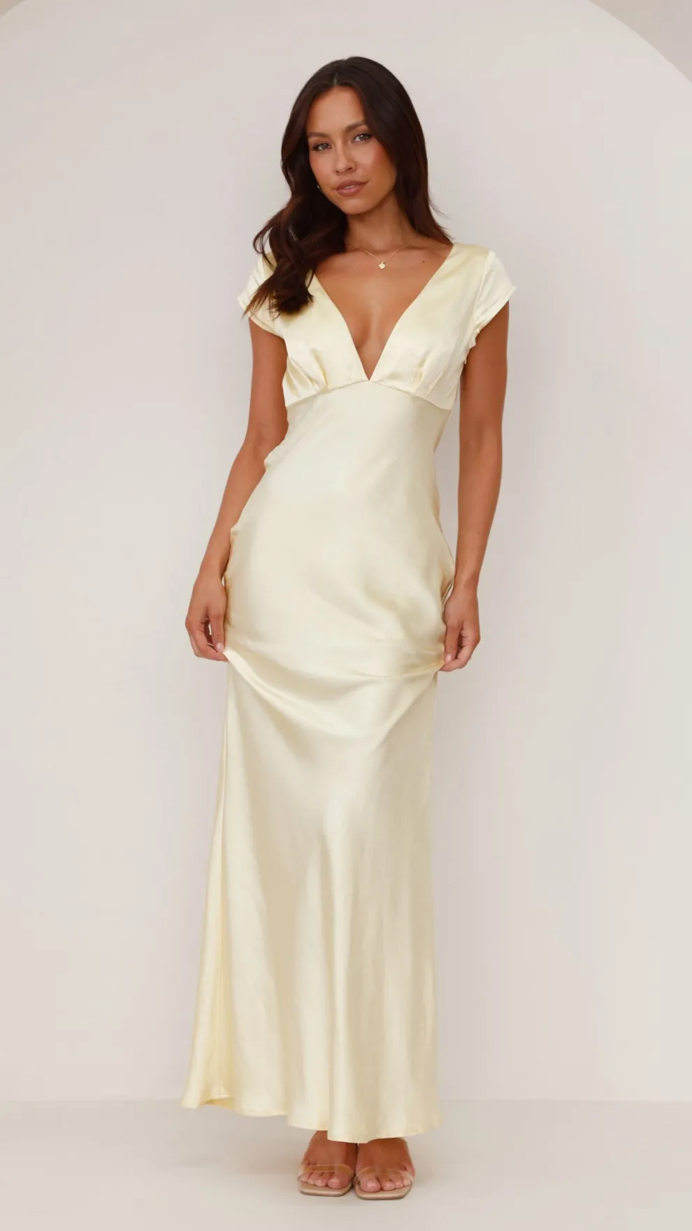 Amelia Maxi Dress - Yellow