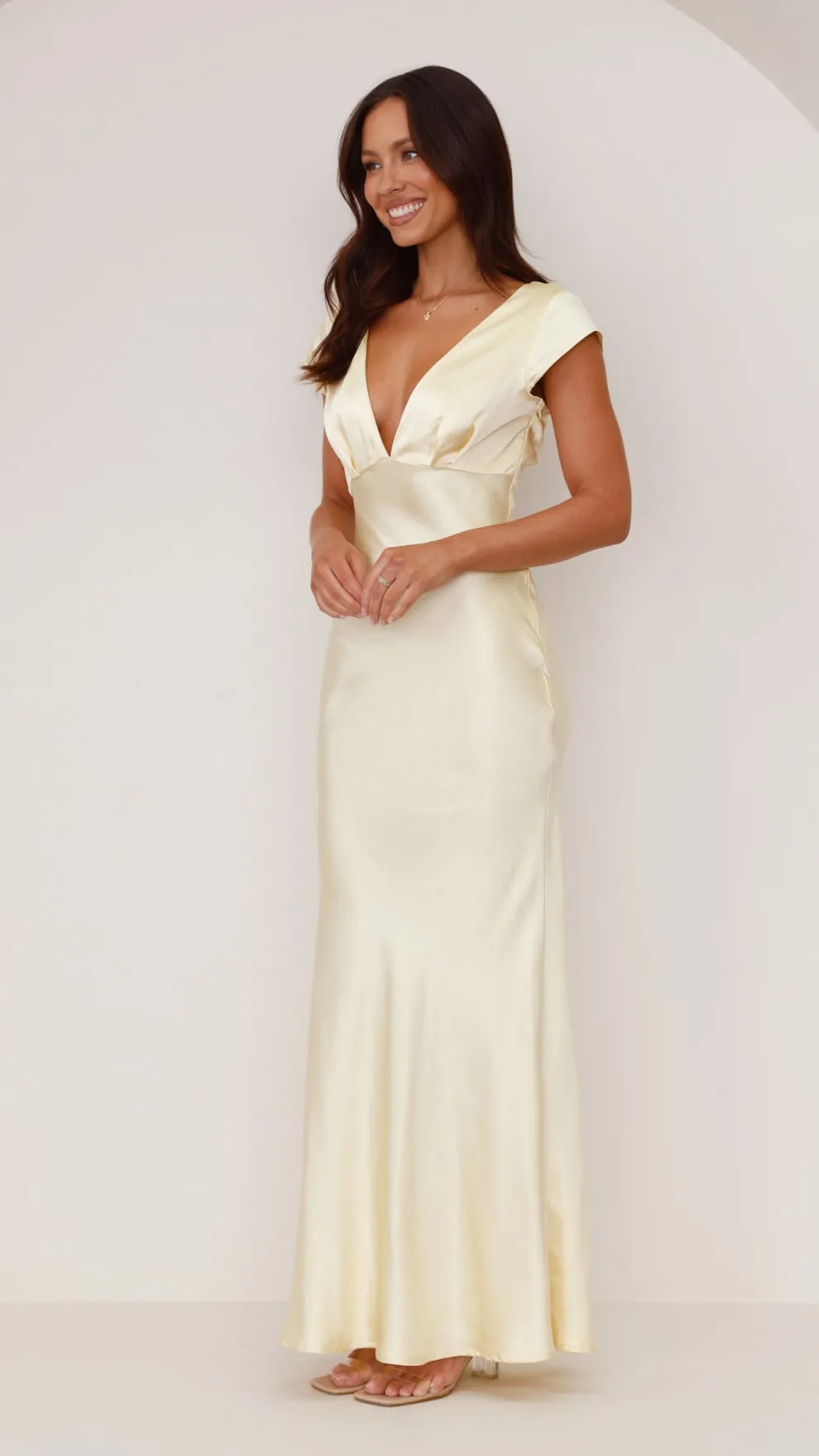 Amelia Maxi Dress - Yellow