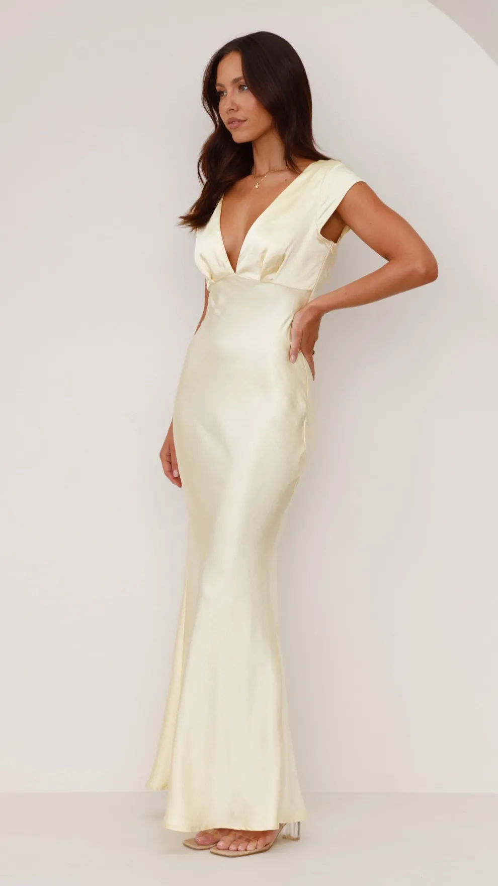 Amelia Maxi Dress - Yellow