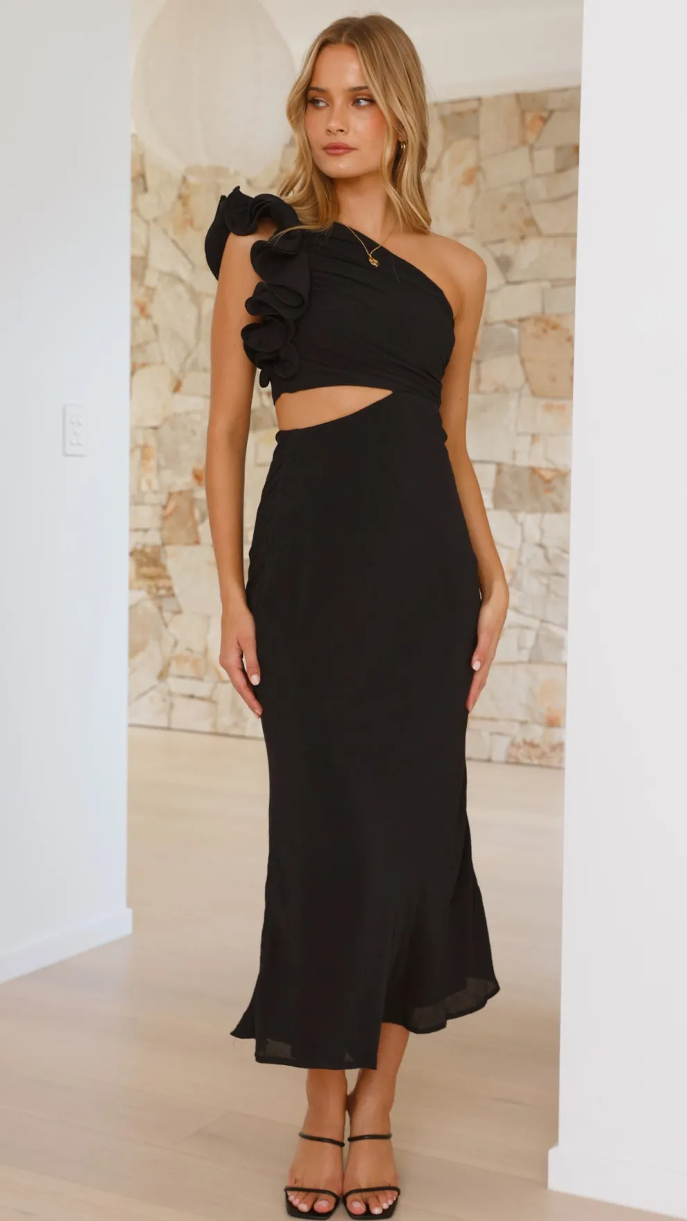 Amina Maxi Dress - Black