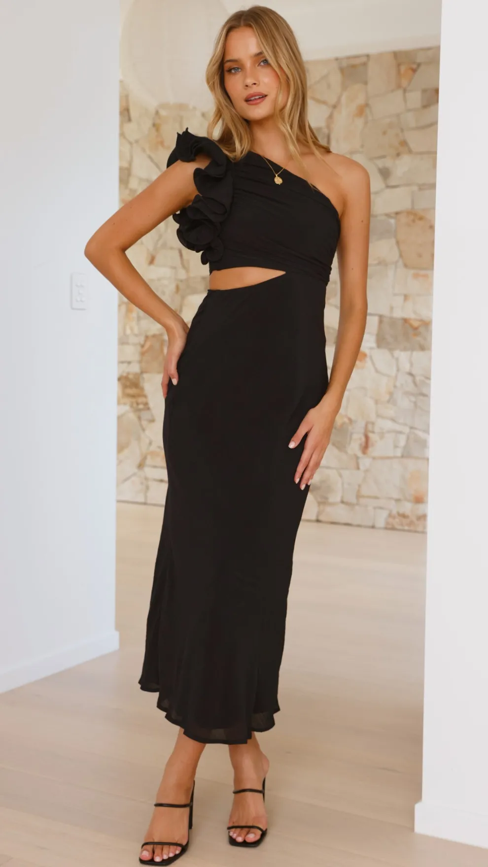 Amina Maxi Dress - Black