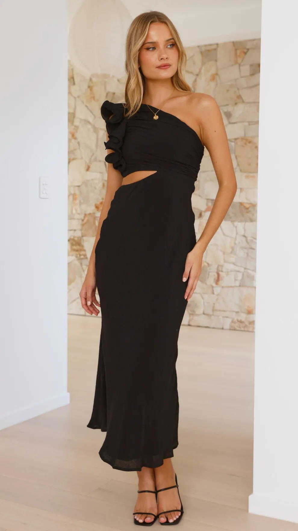 Amina Maxi Dress - Black