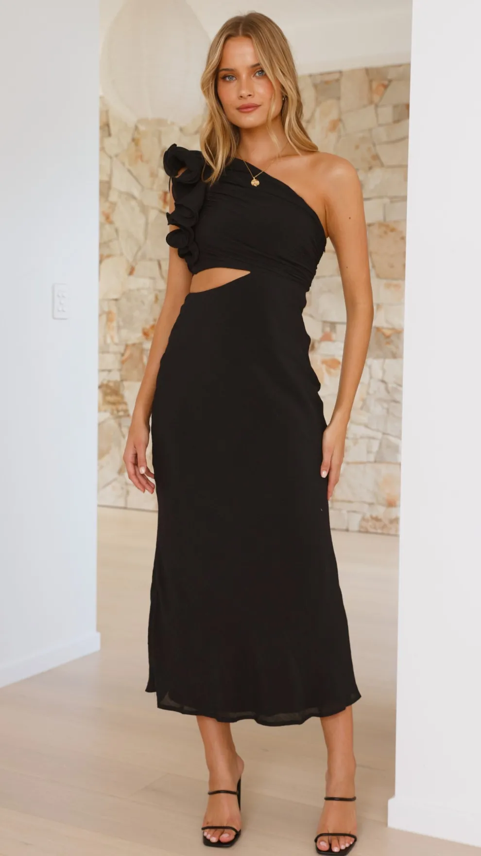 Amina Maxi Dress - Black