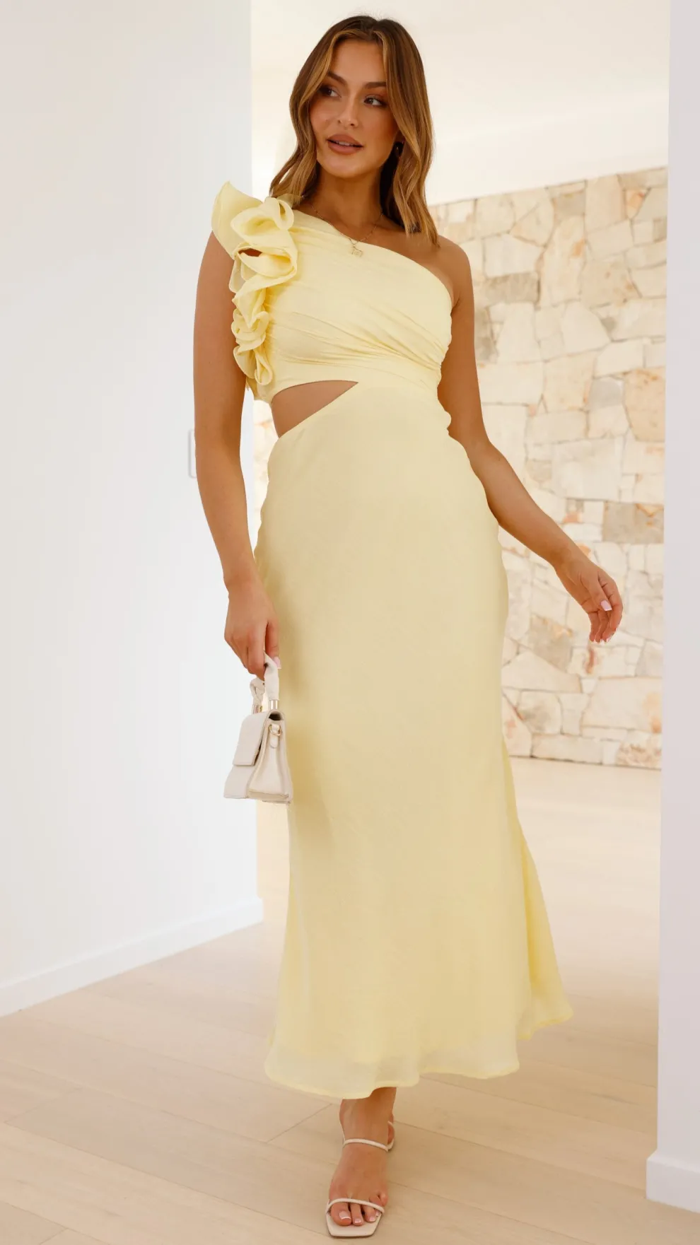 Amina Maxi Dress - Yellow