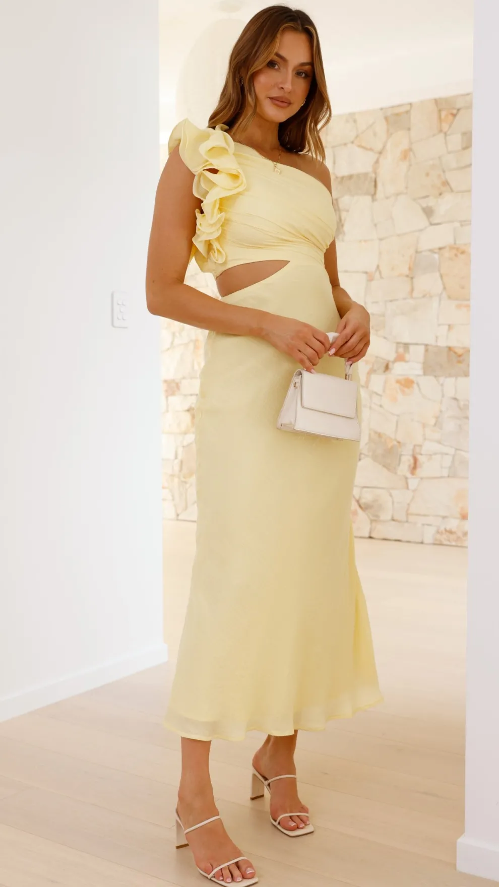 Amina Maxi Dress - Yellow
