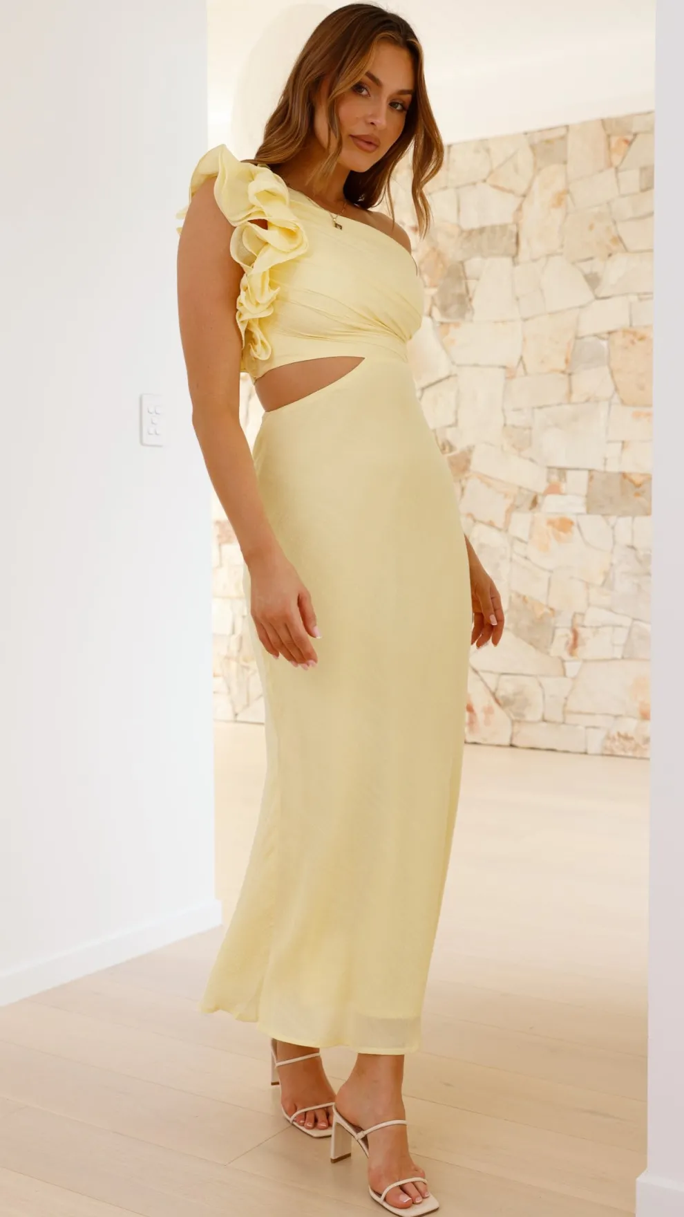 Amina Maxi Dress - Yellow