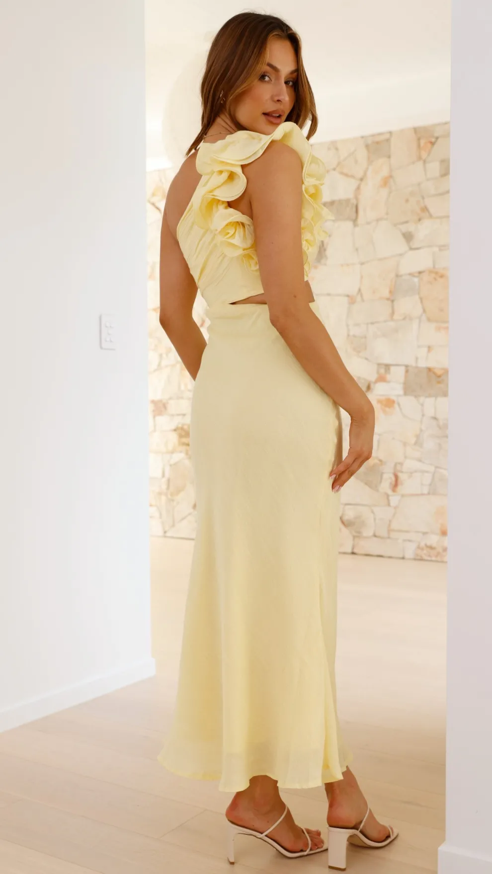 Amina Maxi Dress - Yellow