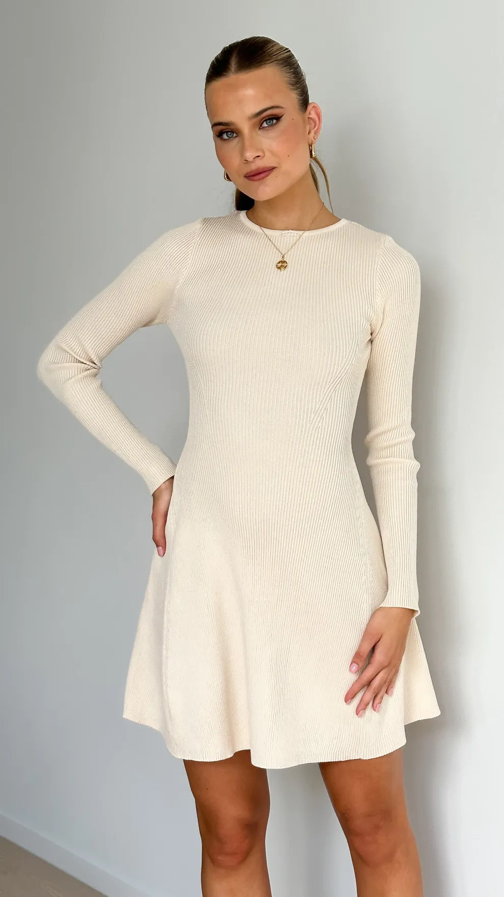 Amity Mini Dress - Cream