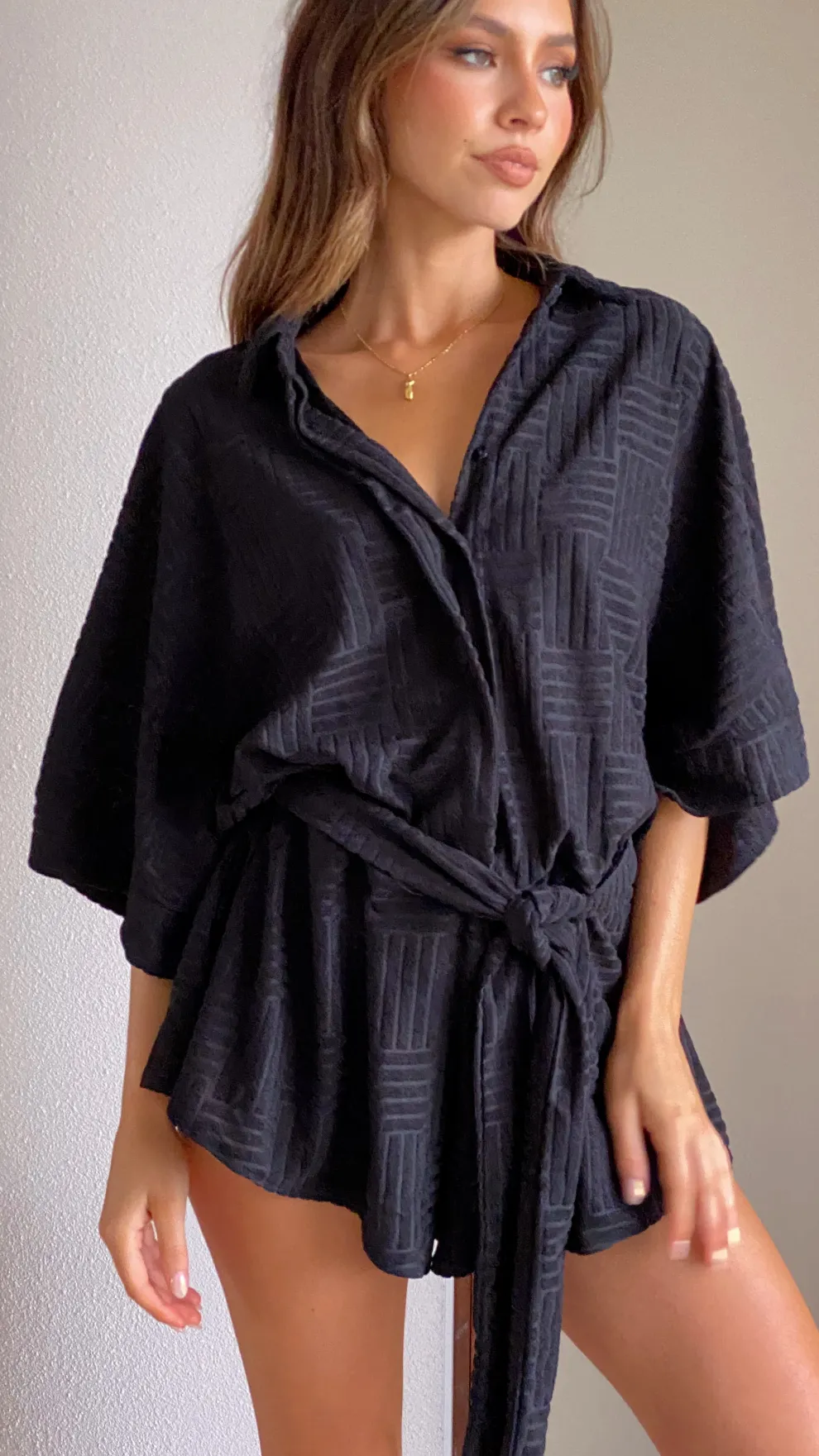 Angie Playsuit - Black