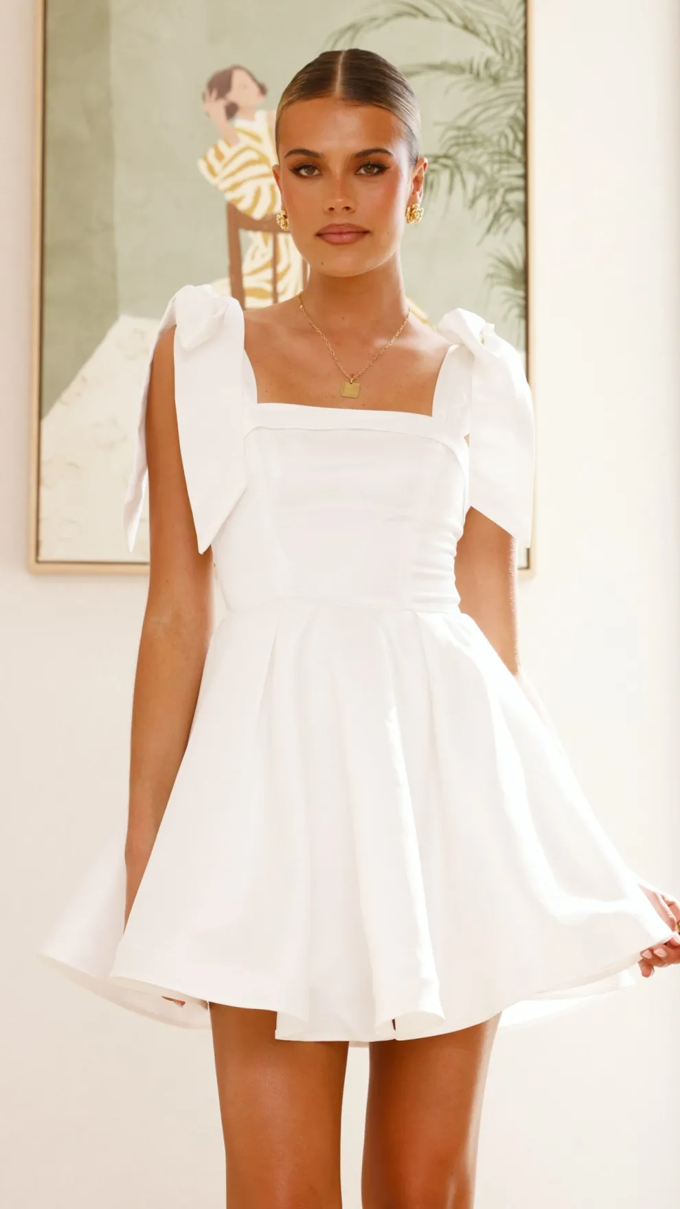 Annette Mini Dress - White