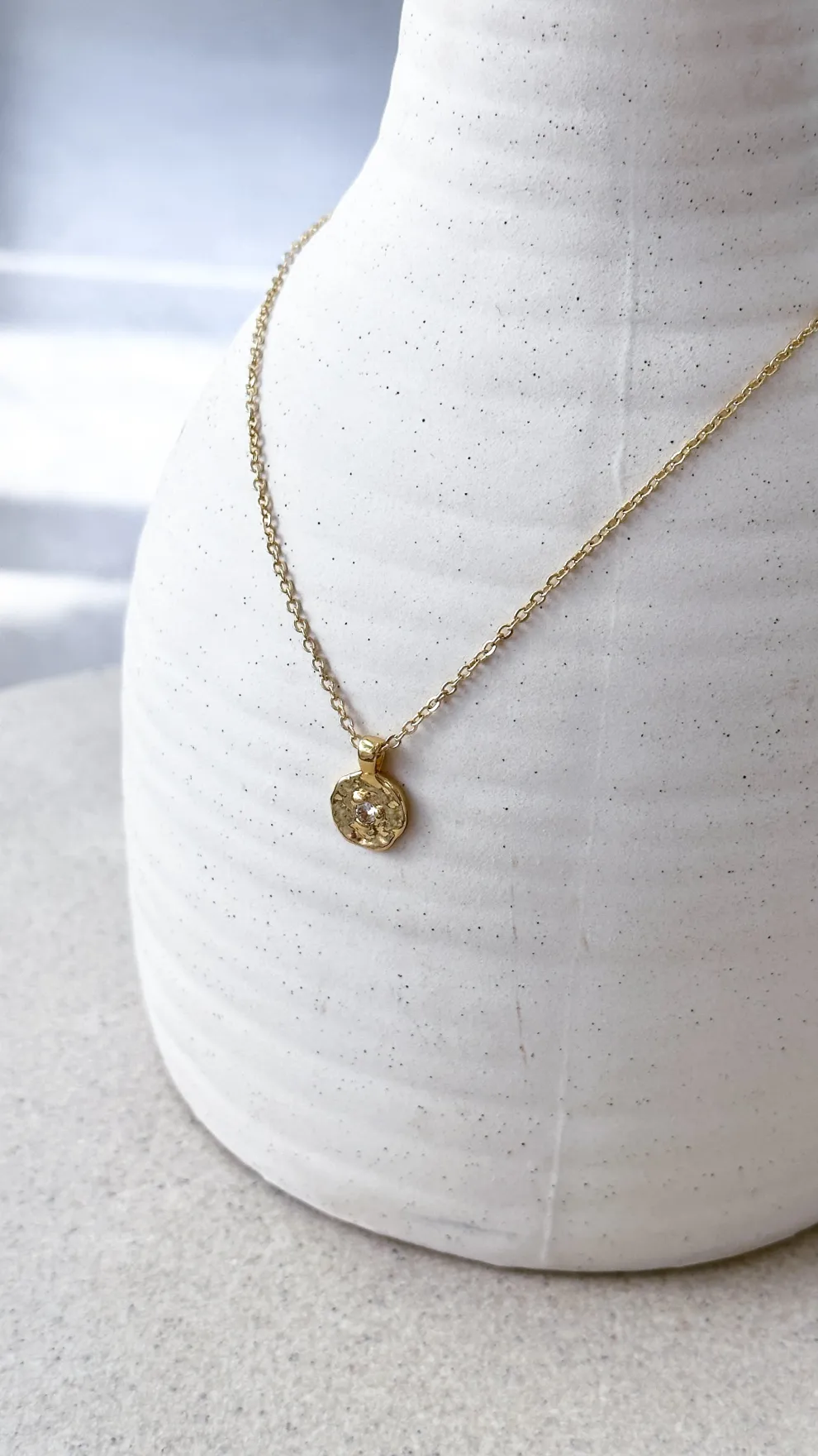 April Birthstone Necklace - Crystal