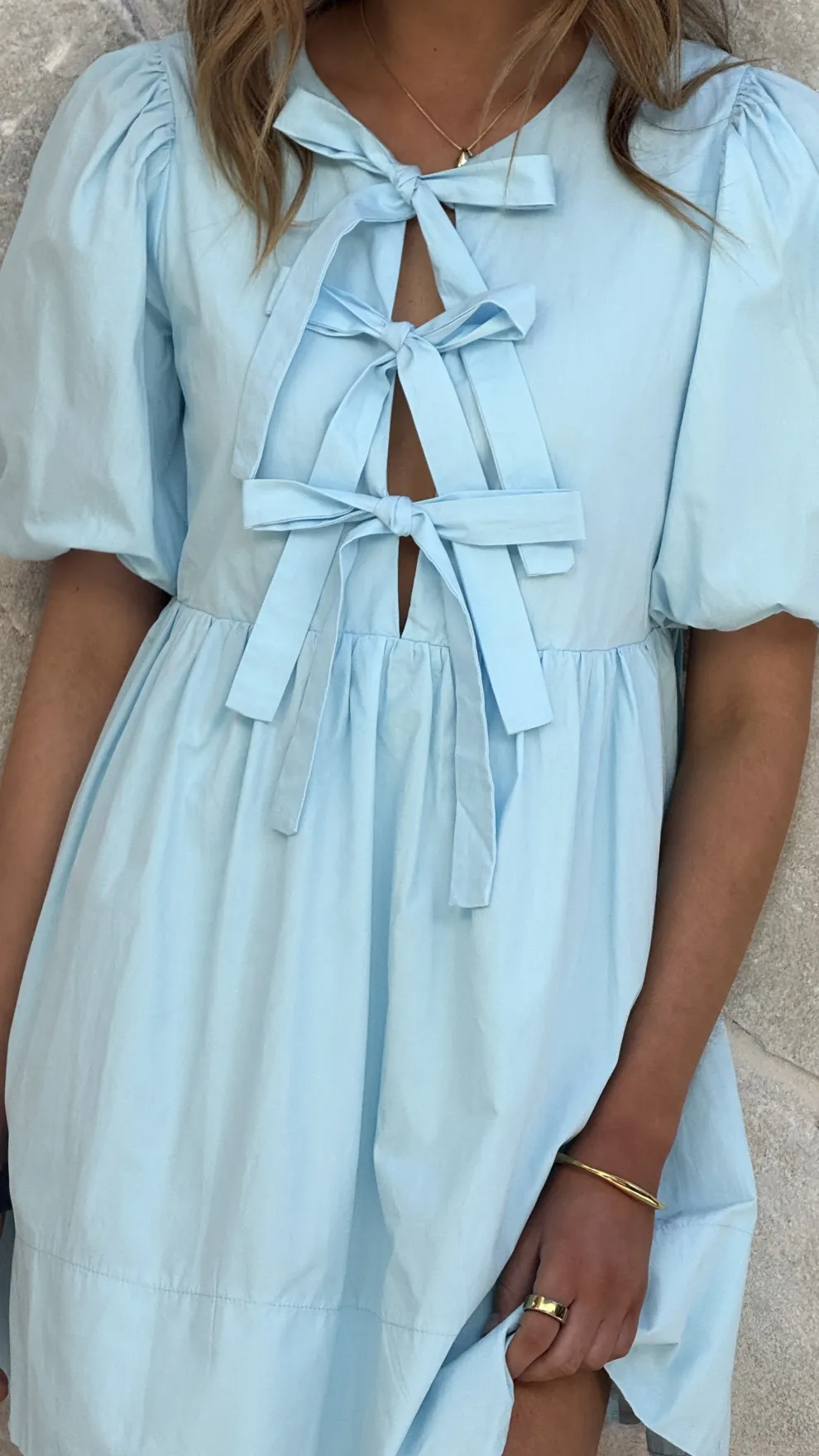 Arana Mini Dress - Blue