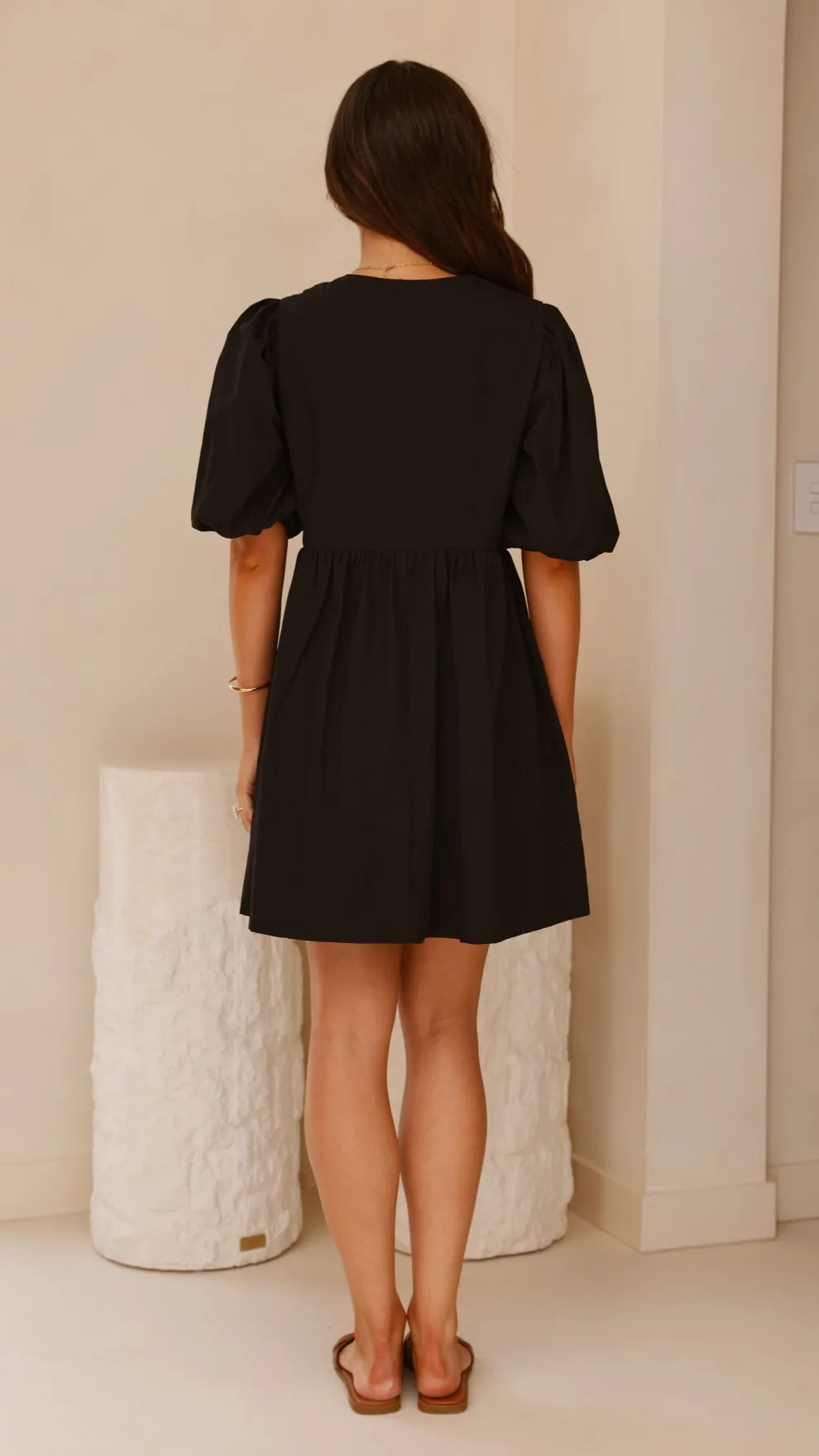 Arana Mini Dress - Black