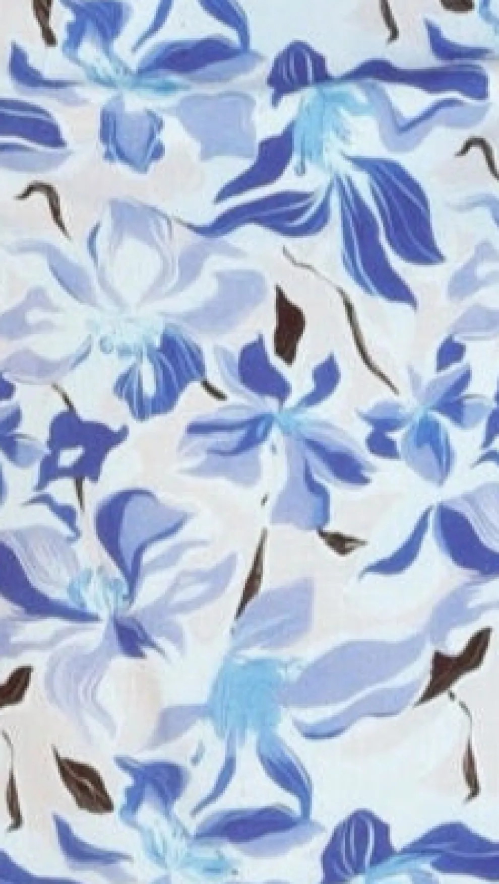 Ariana Mini Dress - Blue/White Print