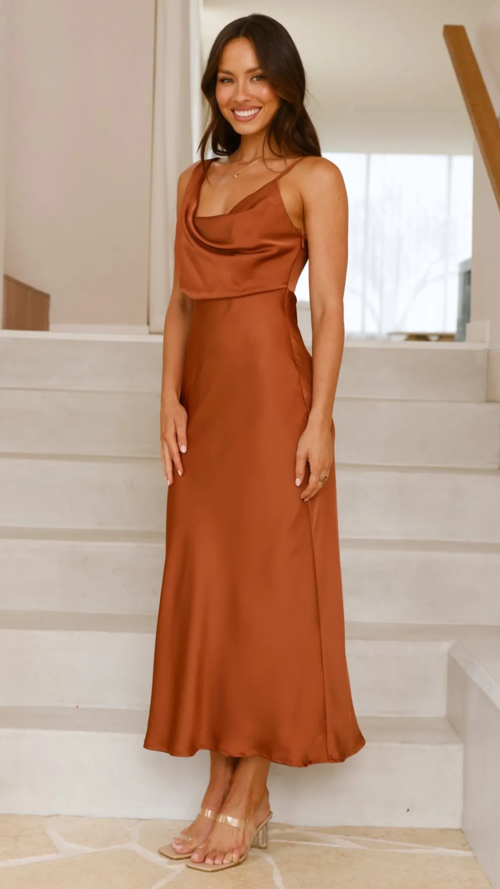 Audrey Maxi Dress - Copper