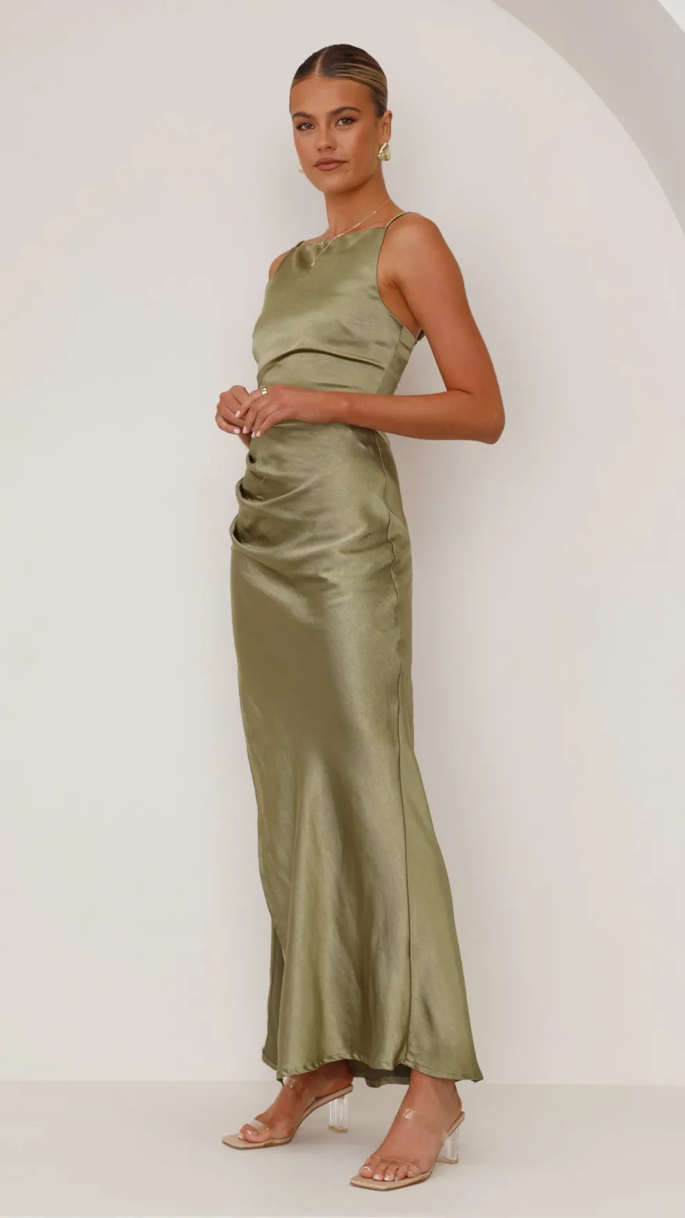 Ava Maxi Dress - Olive