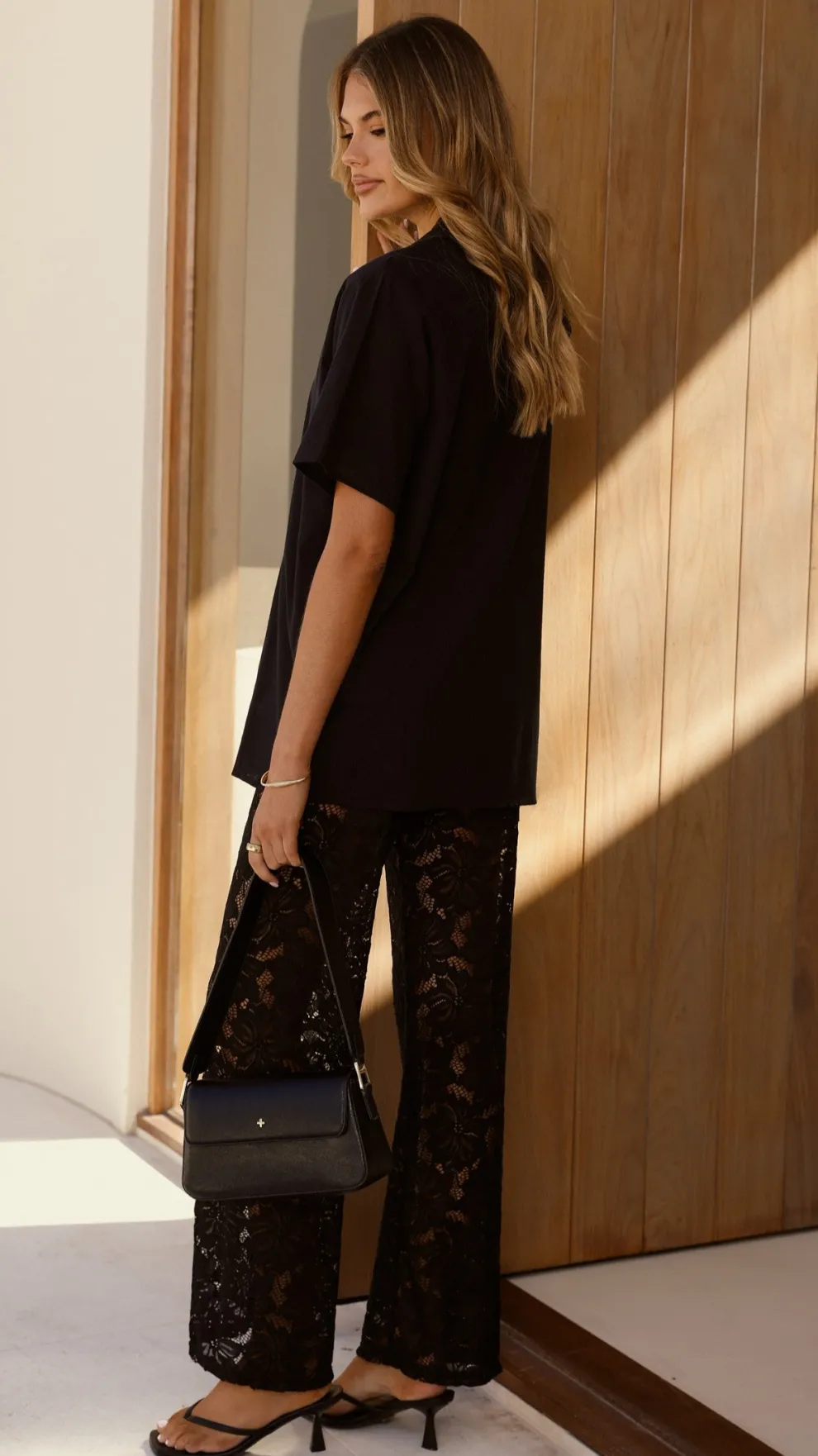 Azura Shirt And Pants Set - Black