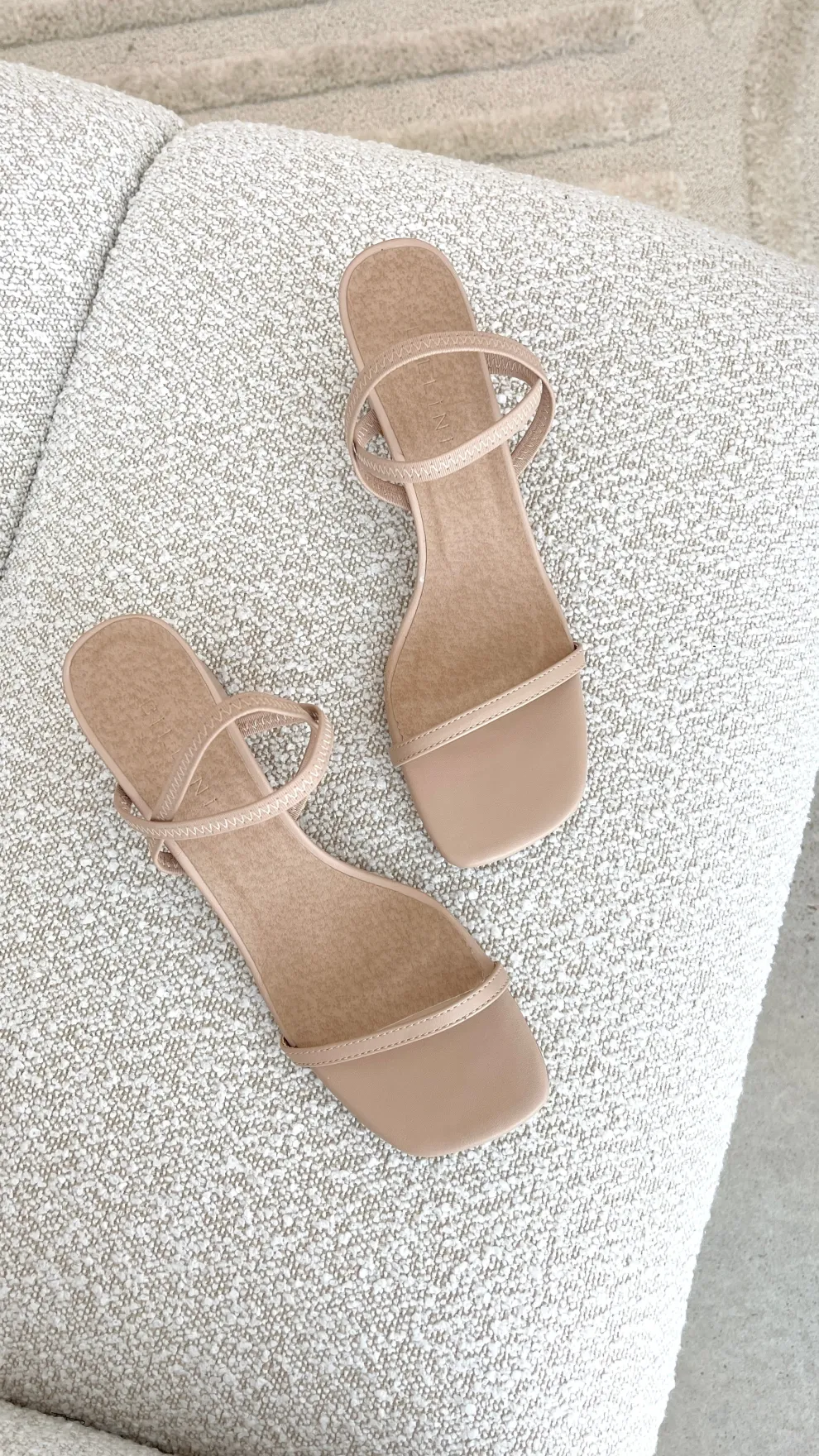 Balton Mule Heels - Nude