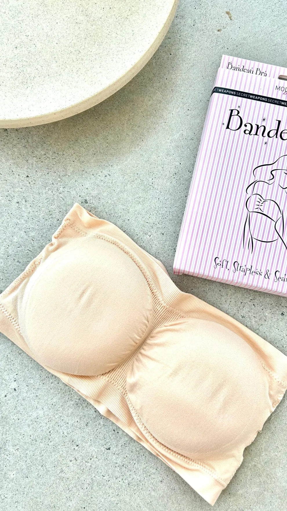 Bandeau Bra - Nude