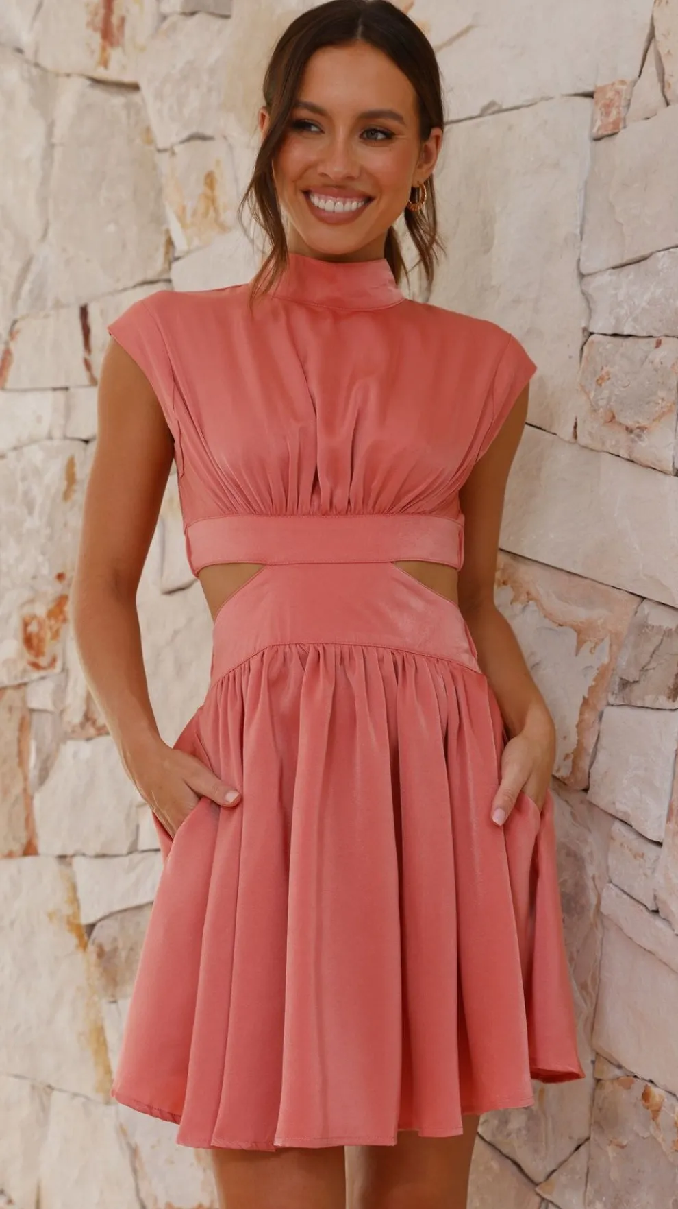 Beatrice Mini Dress - Desert