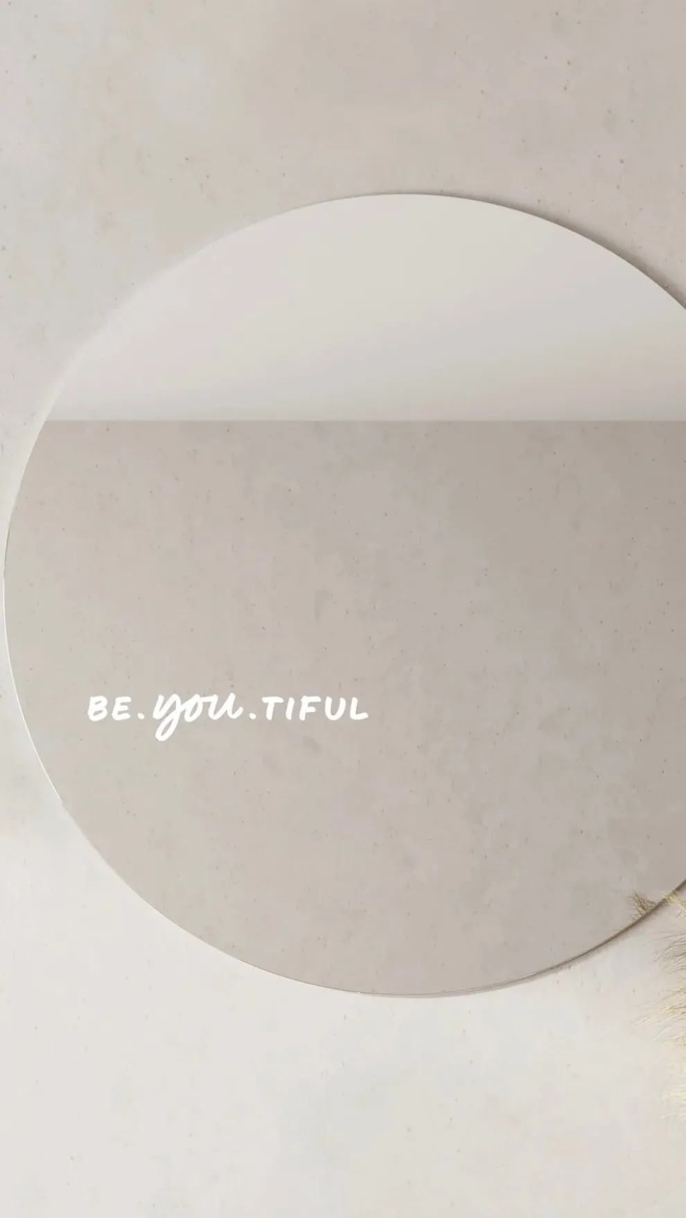Be.YOU.tiful- Affirmation Mirror Sticker