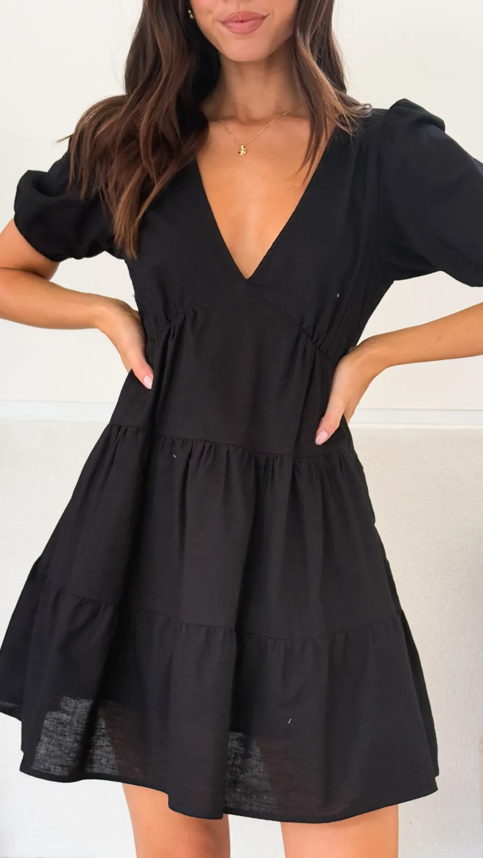 Billie Mini Dress - Black