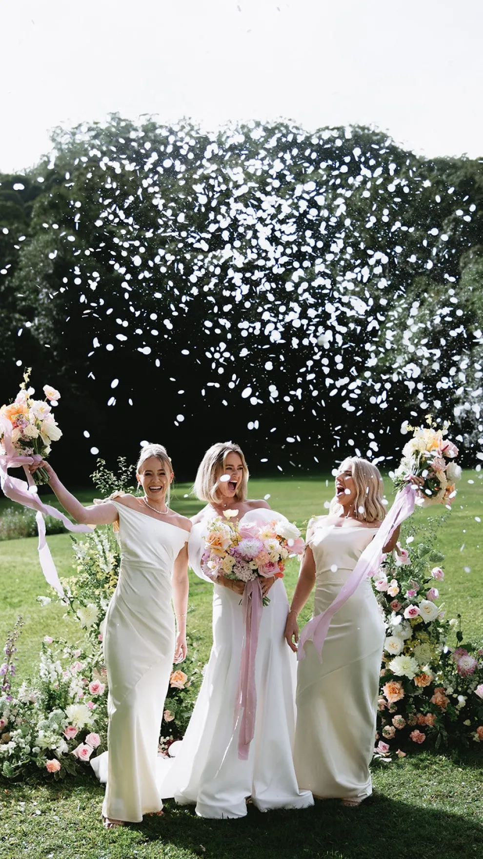 Biodegradable Confetti Cannon – White Circles
