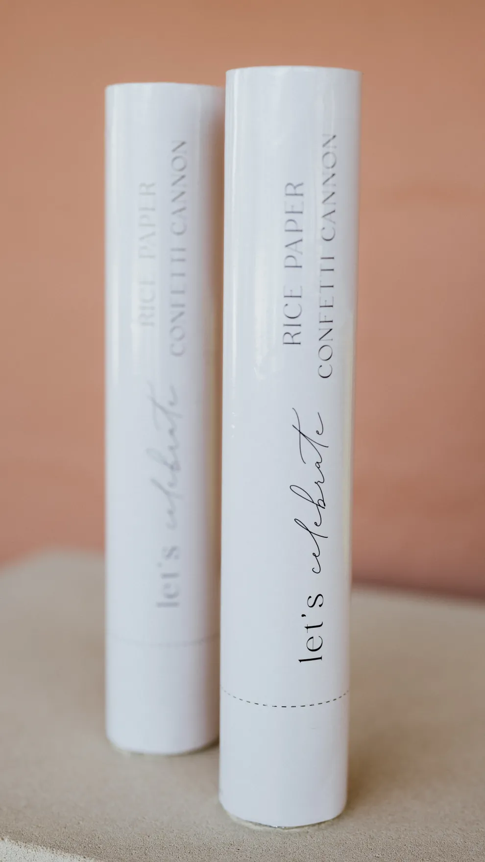 Biodegradable Confetti Cannon – White Circles