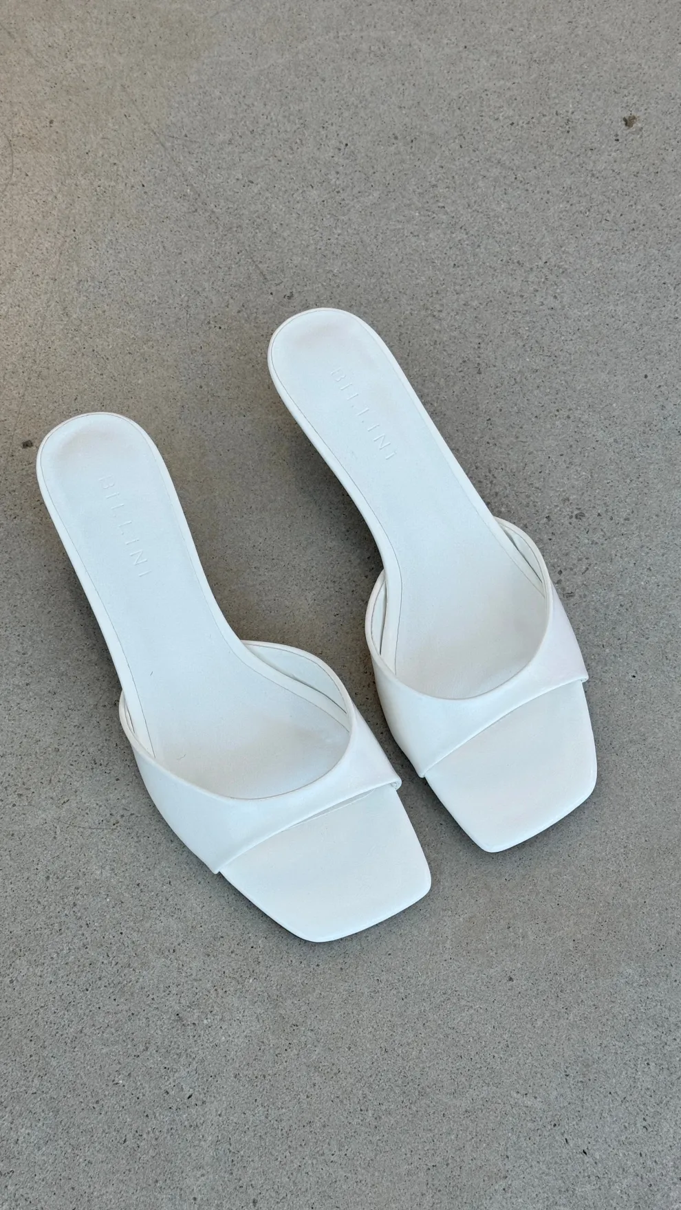 Blossom Heels - White Shine