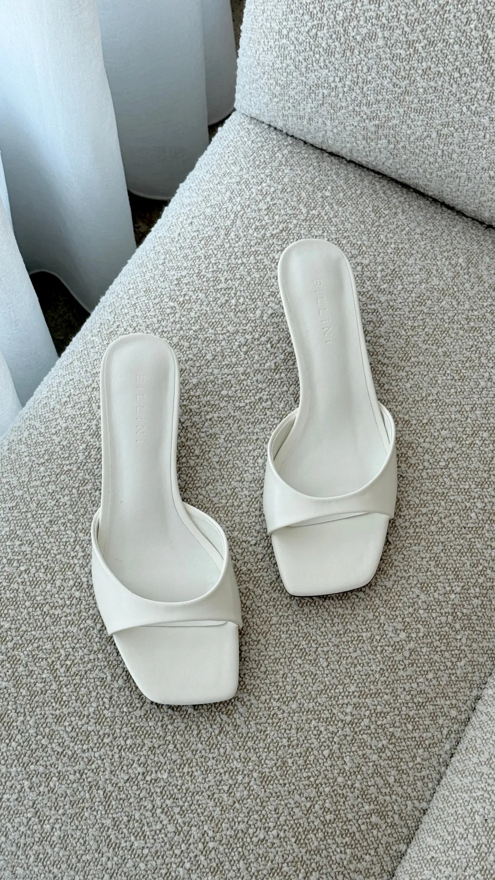 Blossom Heels - White Shine