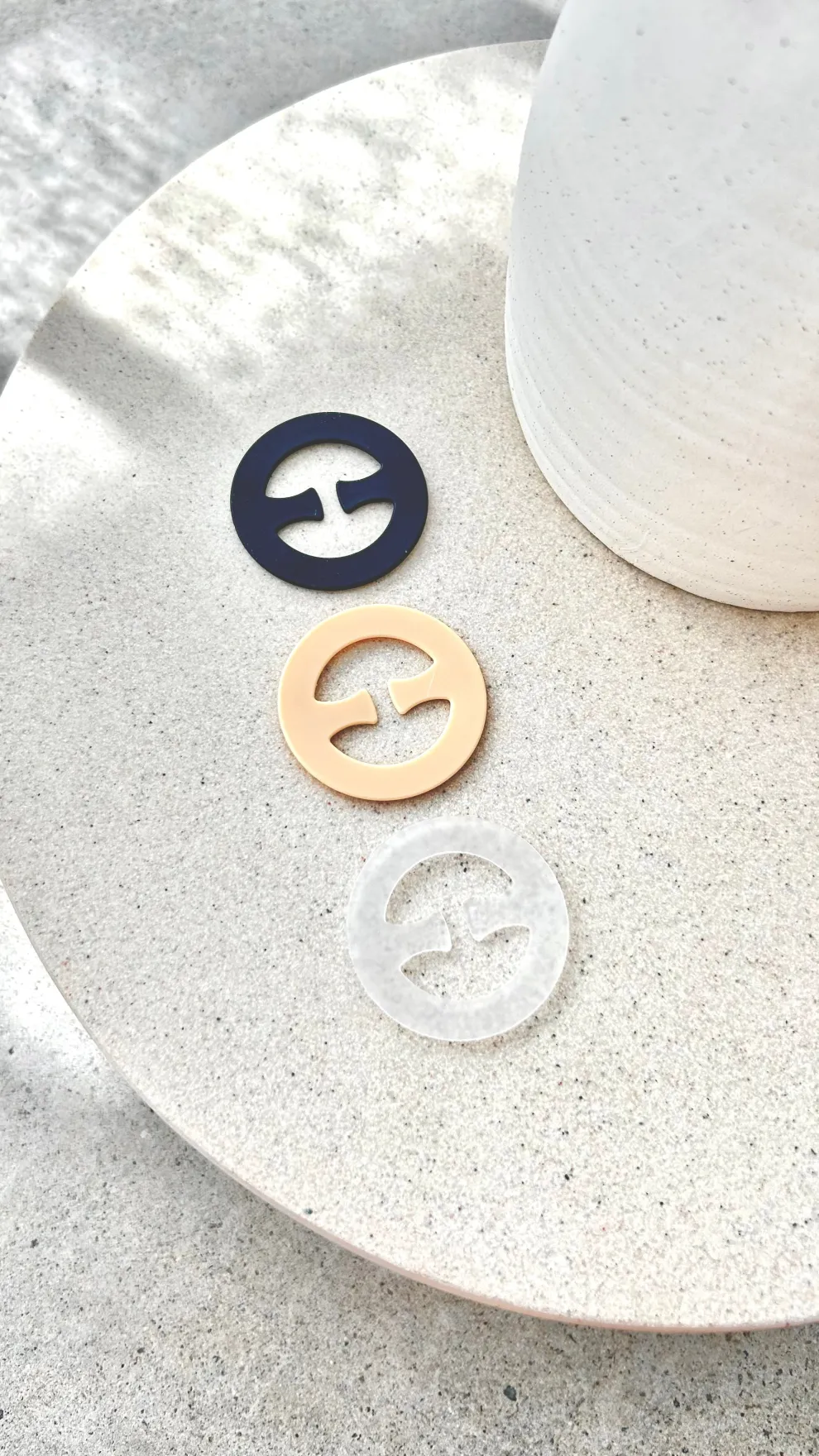 Bra Clips 3 Pack - Clear/Nude/Black