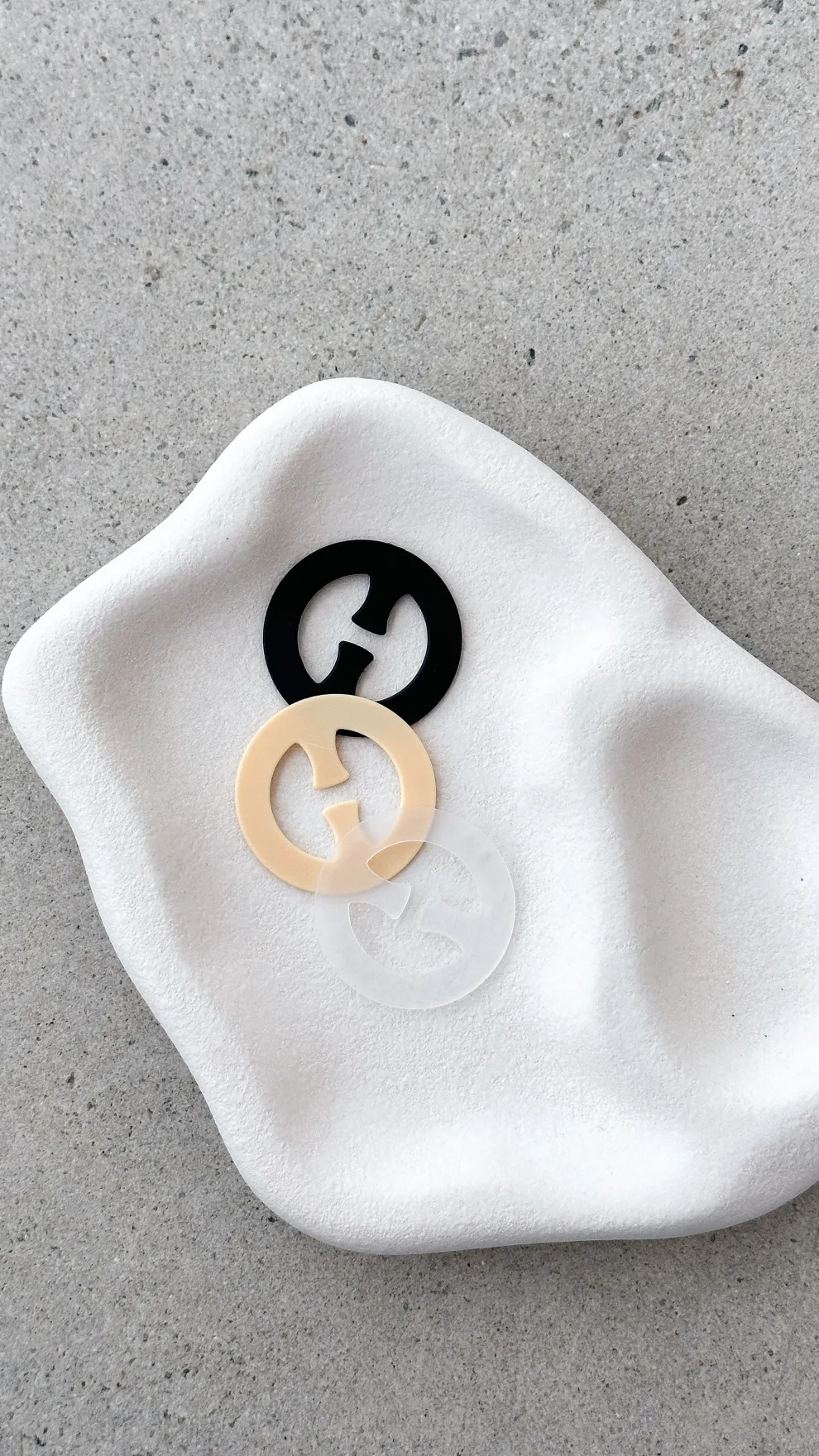 Bra Clips 3 Pack - Clear/Nude/Black