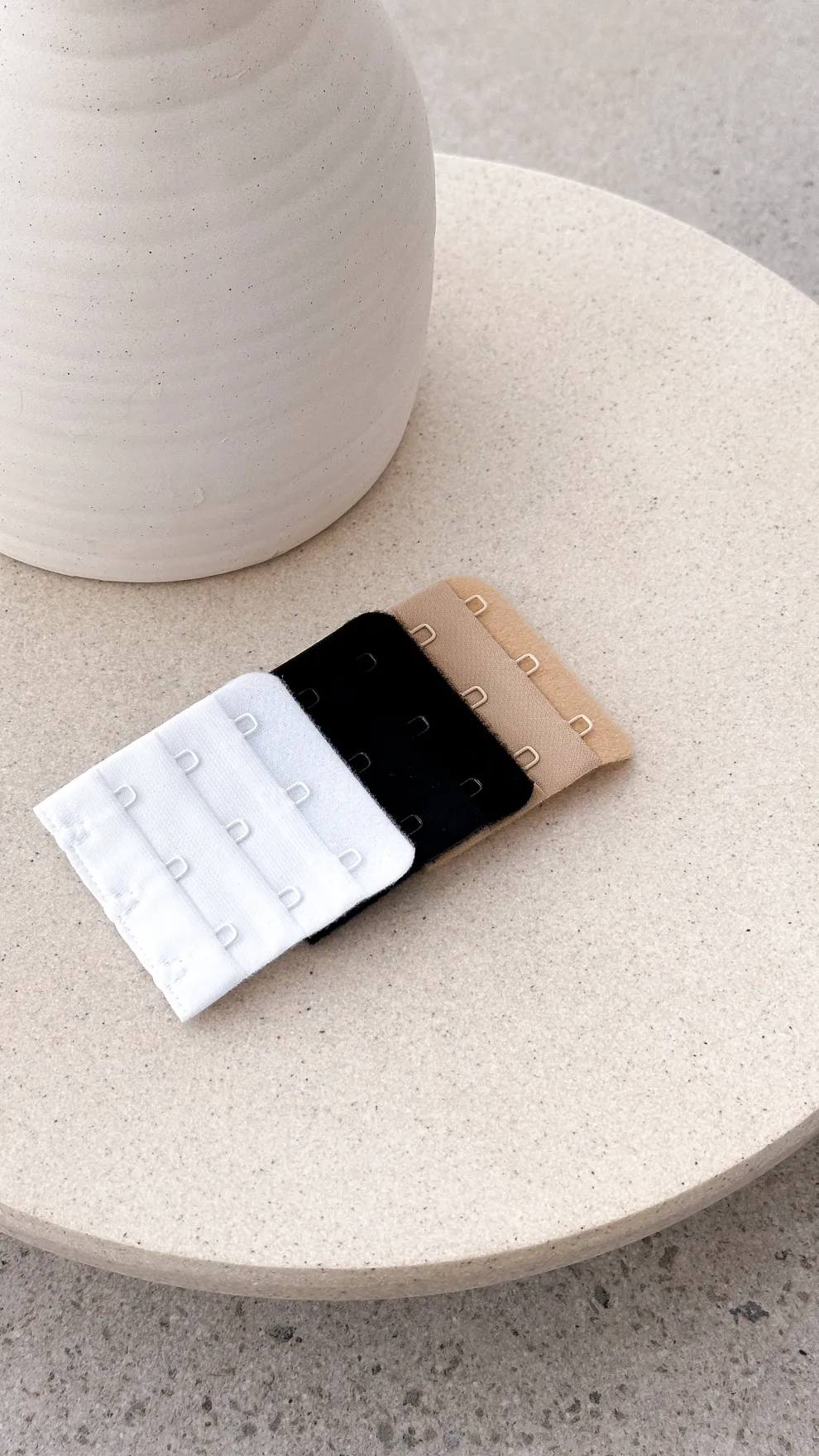 Bra Extenders 3 Pack - Nude/Black/White