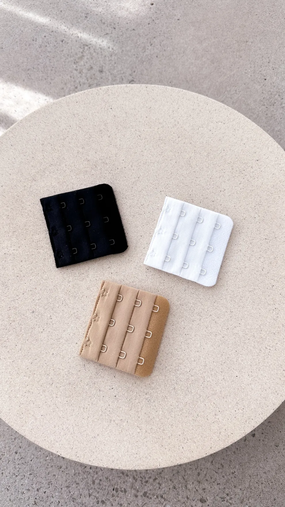 Bra Extenders 3 Pack - Nude/Black/White