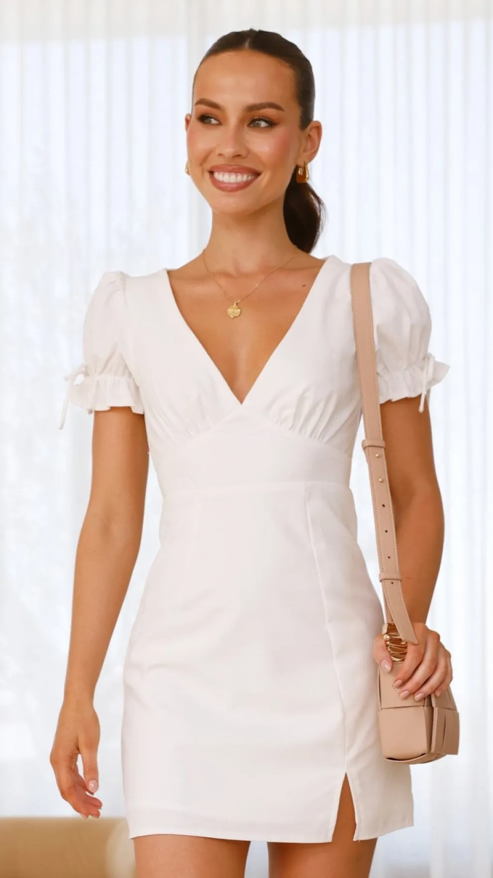 Breigh Mini Dress - White