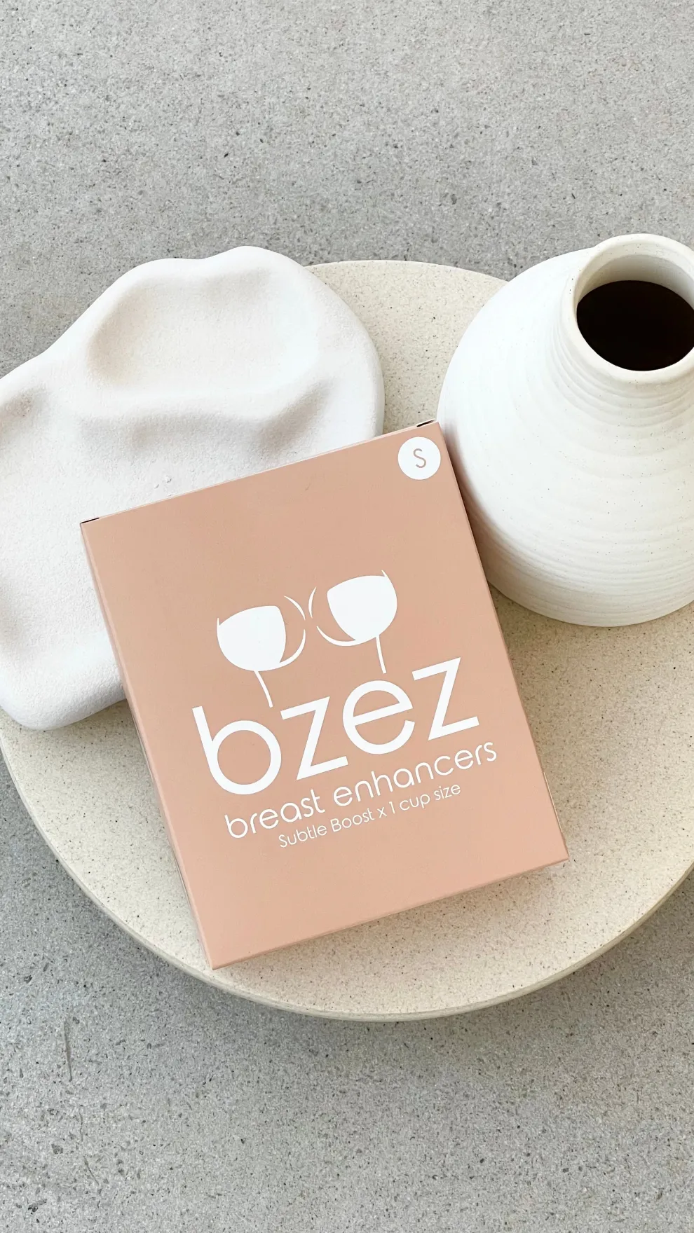 BZEZ Breast Enhancer Inserts - Subtle Boost - Bare