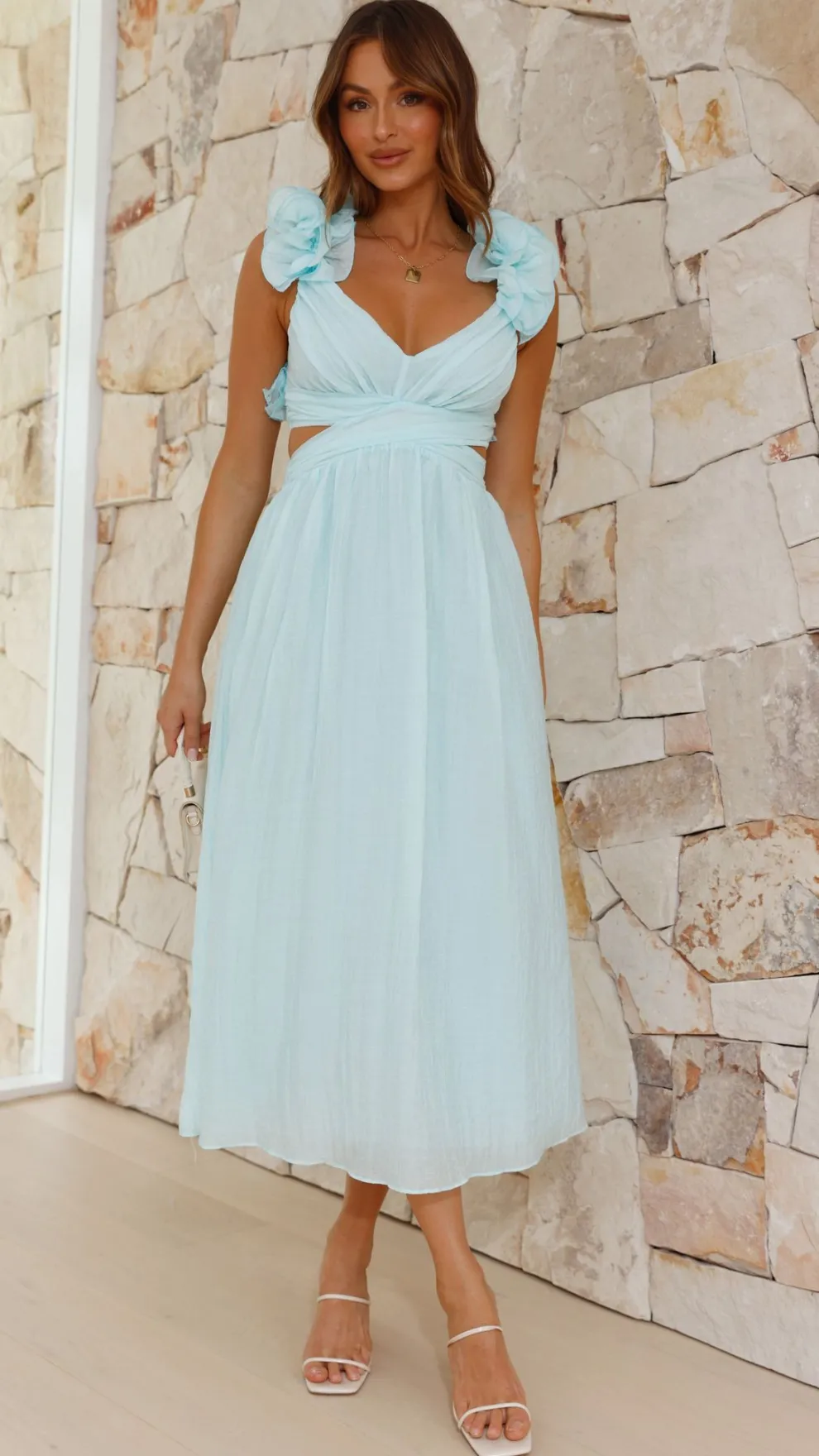 Cadell Maxi Dress - Blue