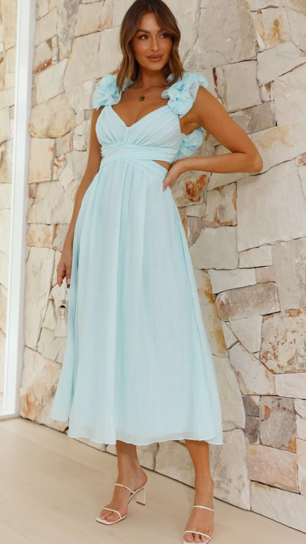 Cadell Maxi Dress - Blue